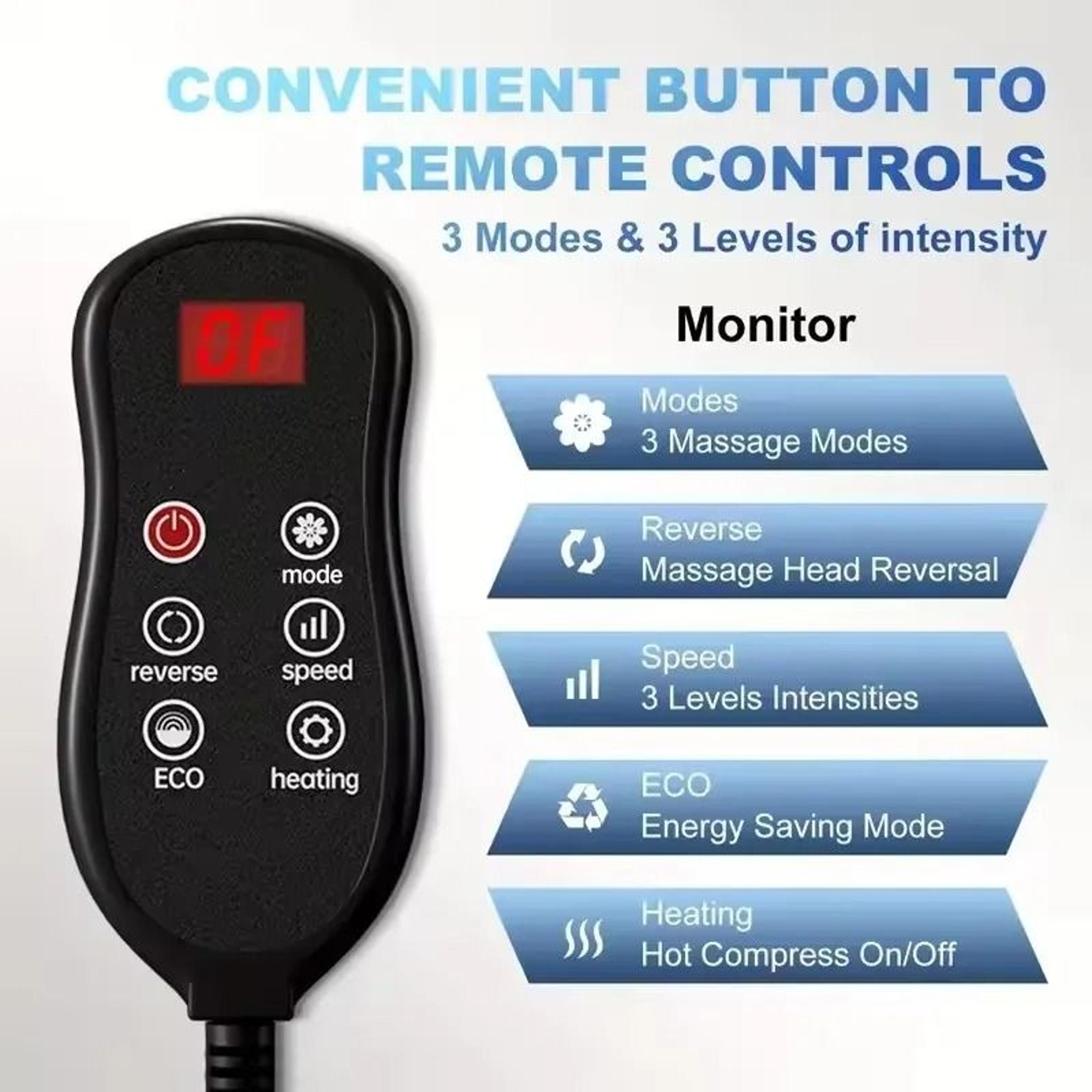 Electric Foot Massager Large Size With Hot Compress And Deep Tissue Kneading 1