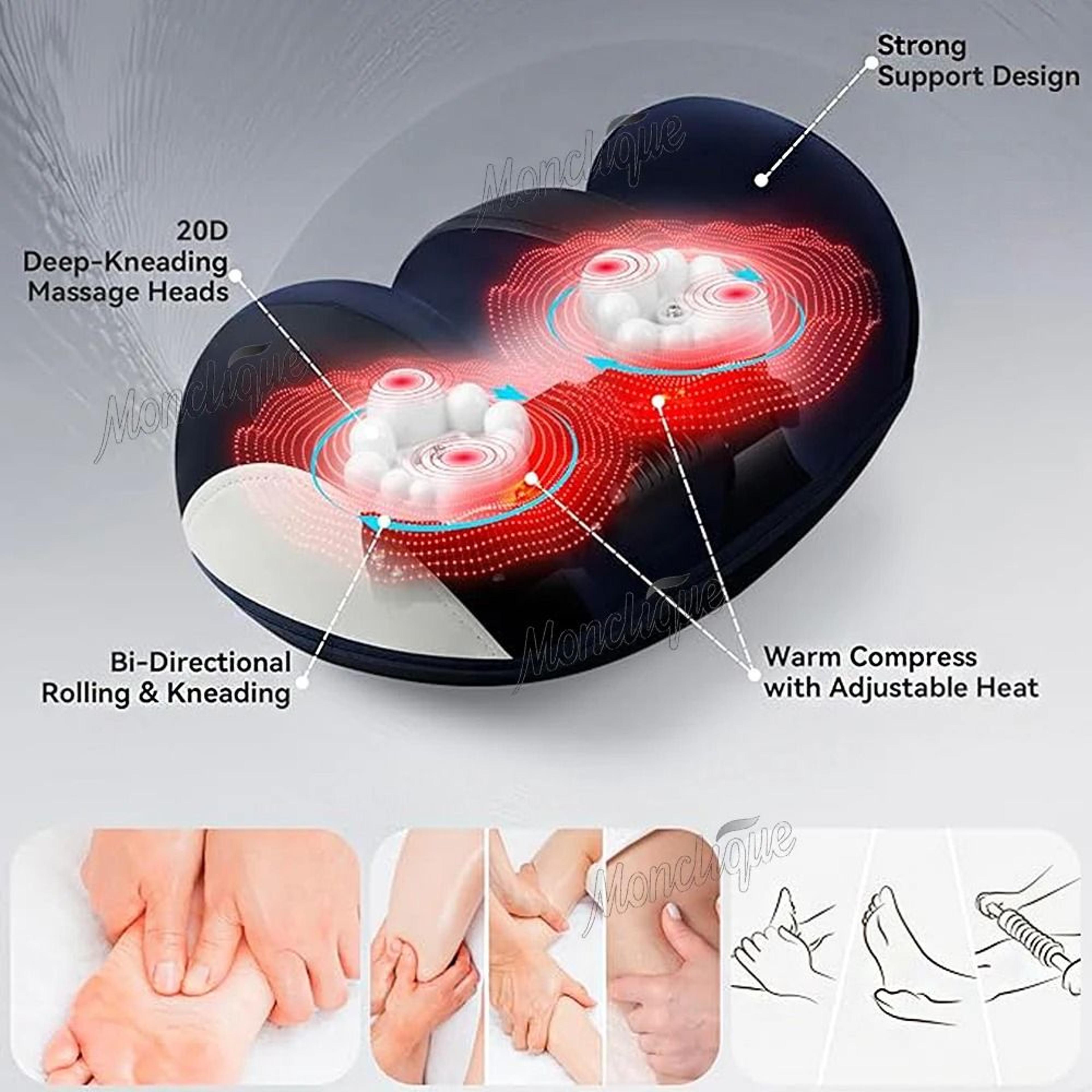 Electric Foot Massager Large Size With Hot Compress And Deep Tissue Kneading 2