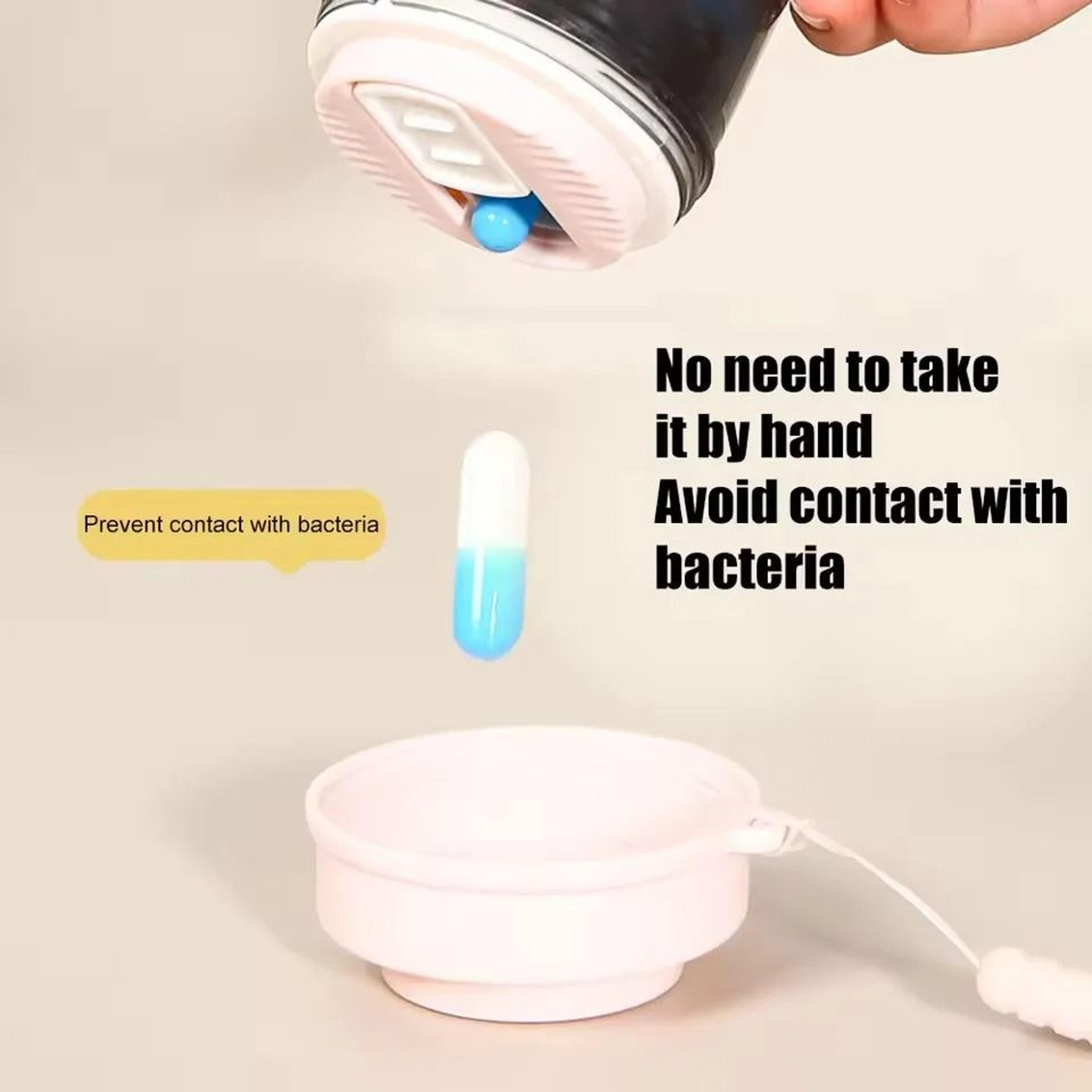 Waterproof Portable Pill Organizer Box With 4 Compartments For Travel 4