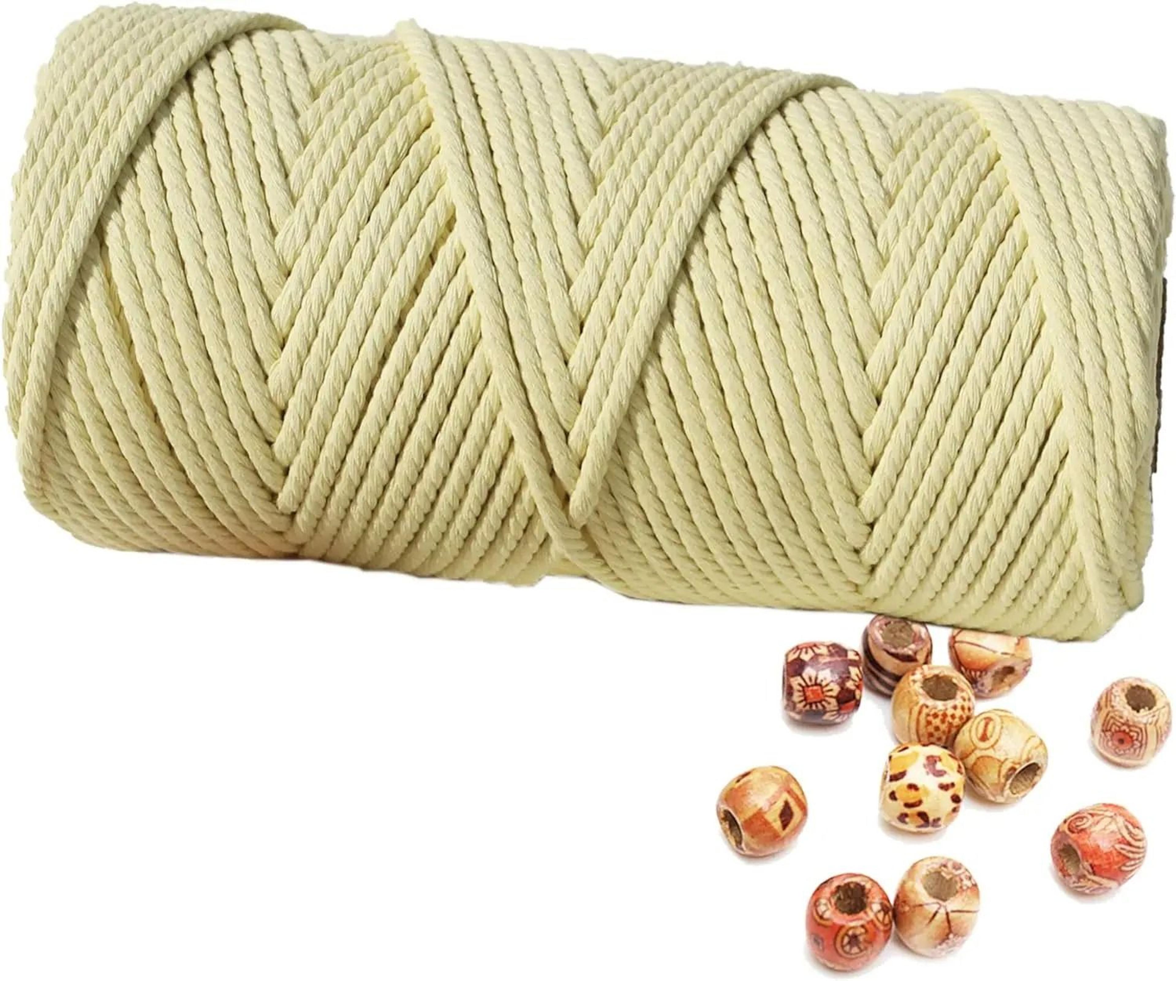 4mm Colored Cotton Macrame Cord 100m Twisted Rope Thread For DIY Handwork And Decor 20