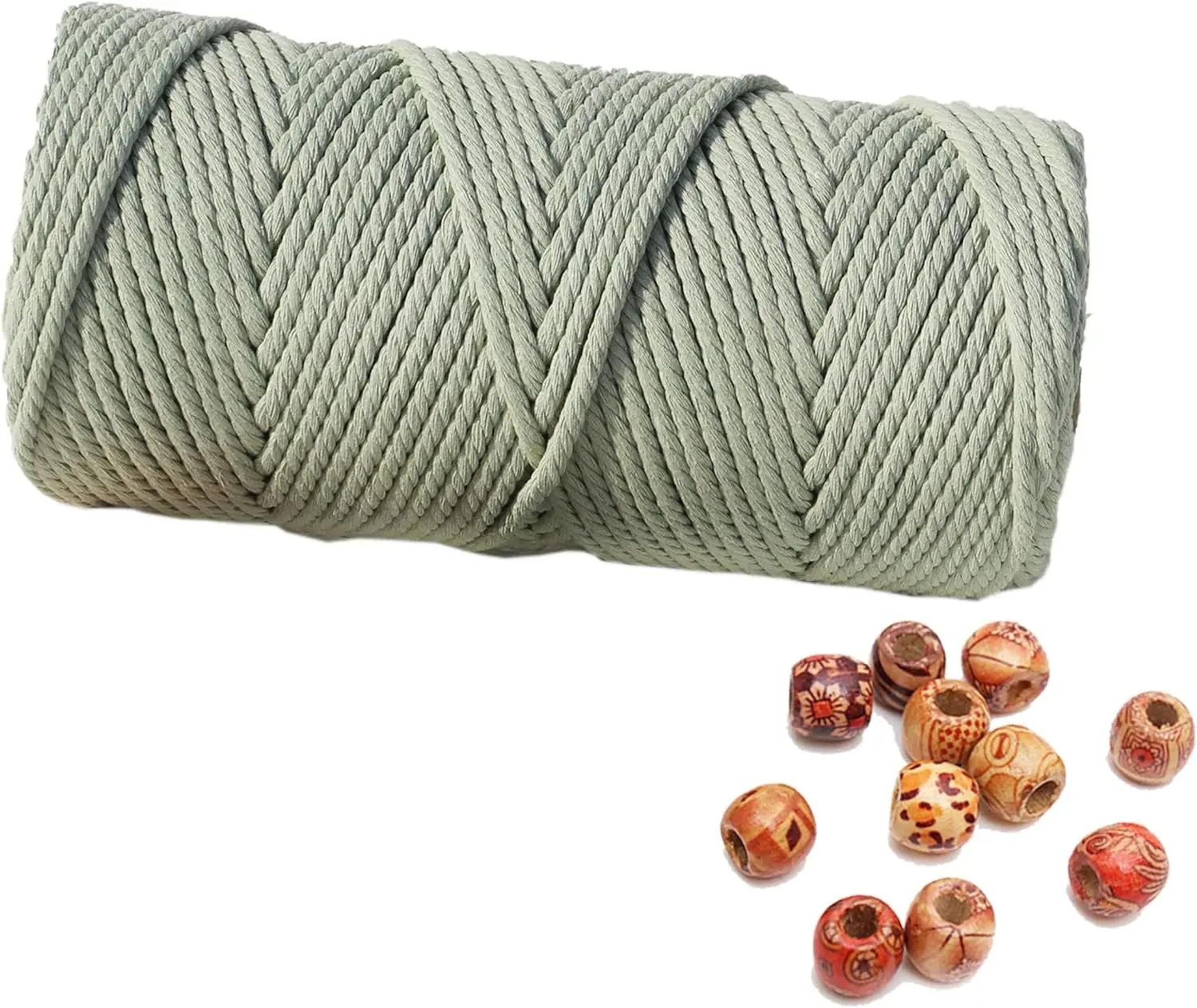 4mm Colored Cotton Macrame Cord 100m Twisted Rope Thread For DIY Handwork And Decor 24