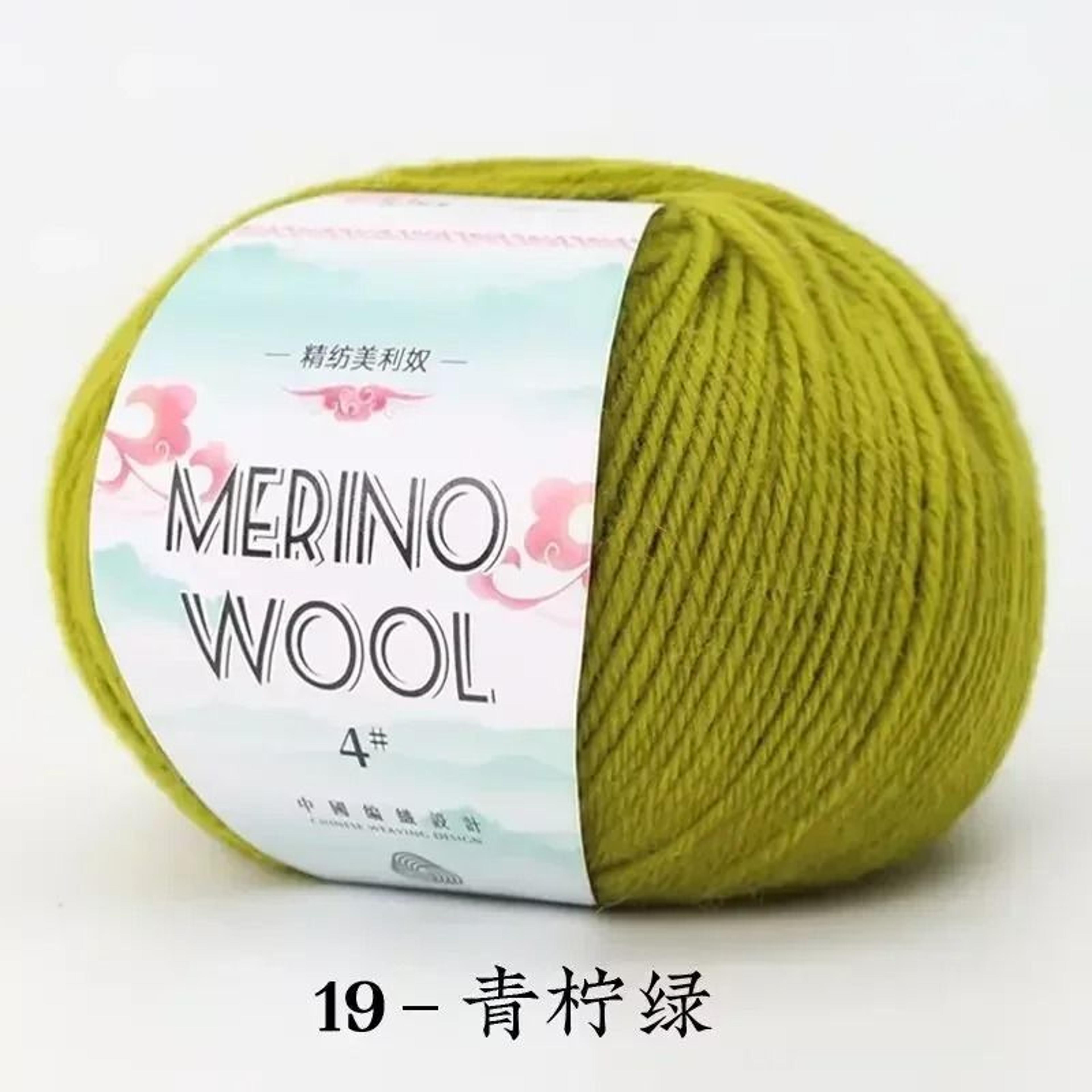 50g Coarse Merino Wool Yarn Ball Soft Cozy Hand Knitting Thread For Sweaters And Scarves 23