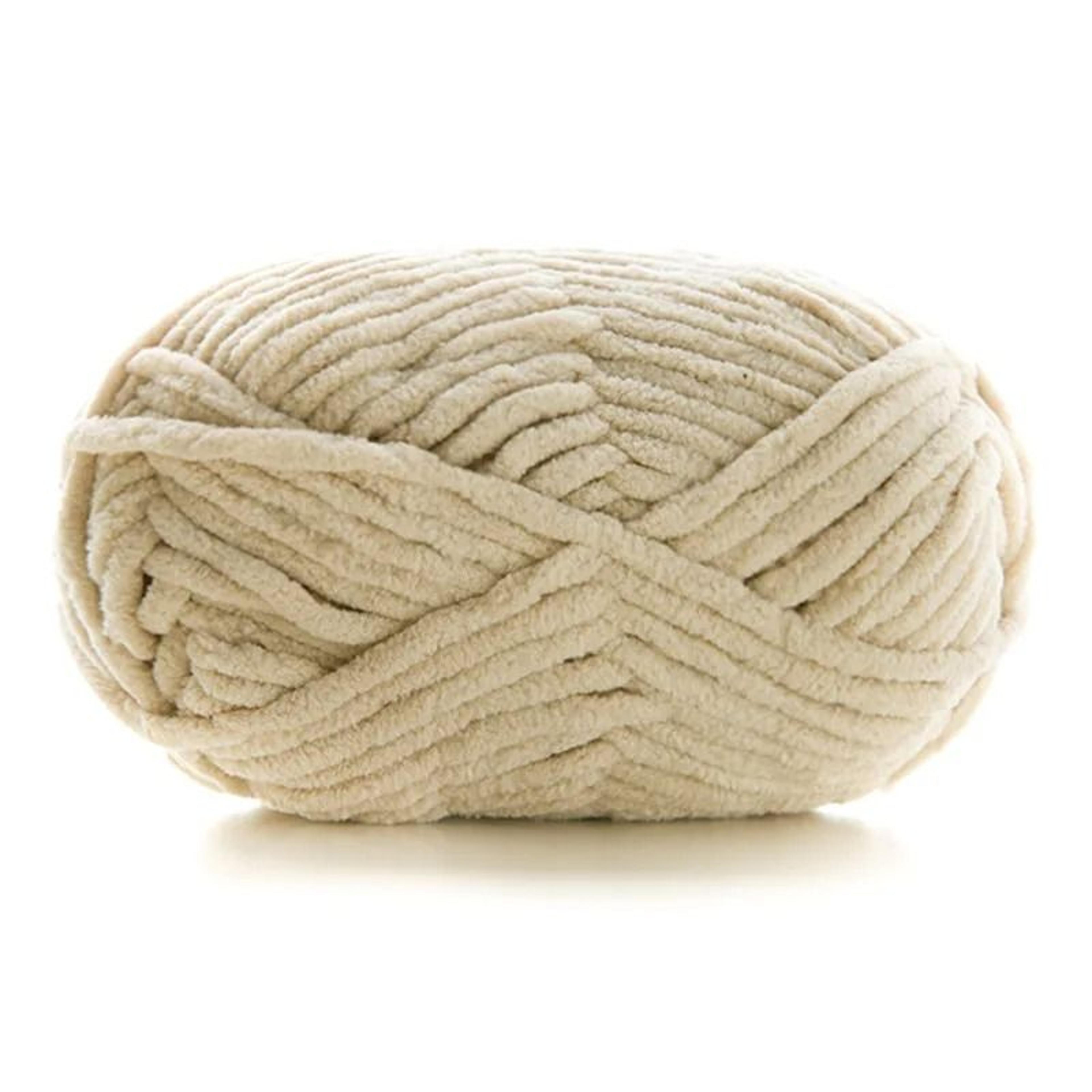 Rainbow Color Thick Velvet Yarn 50g Ball Soft Chenille Crochet Stripe Thread For Scarves And Hats 20