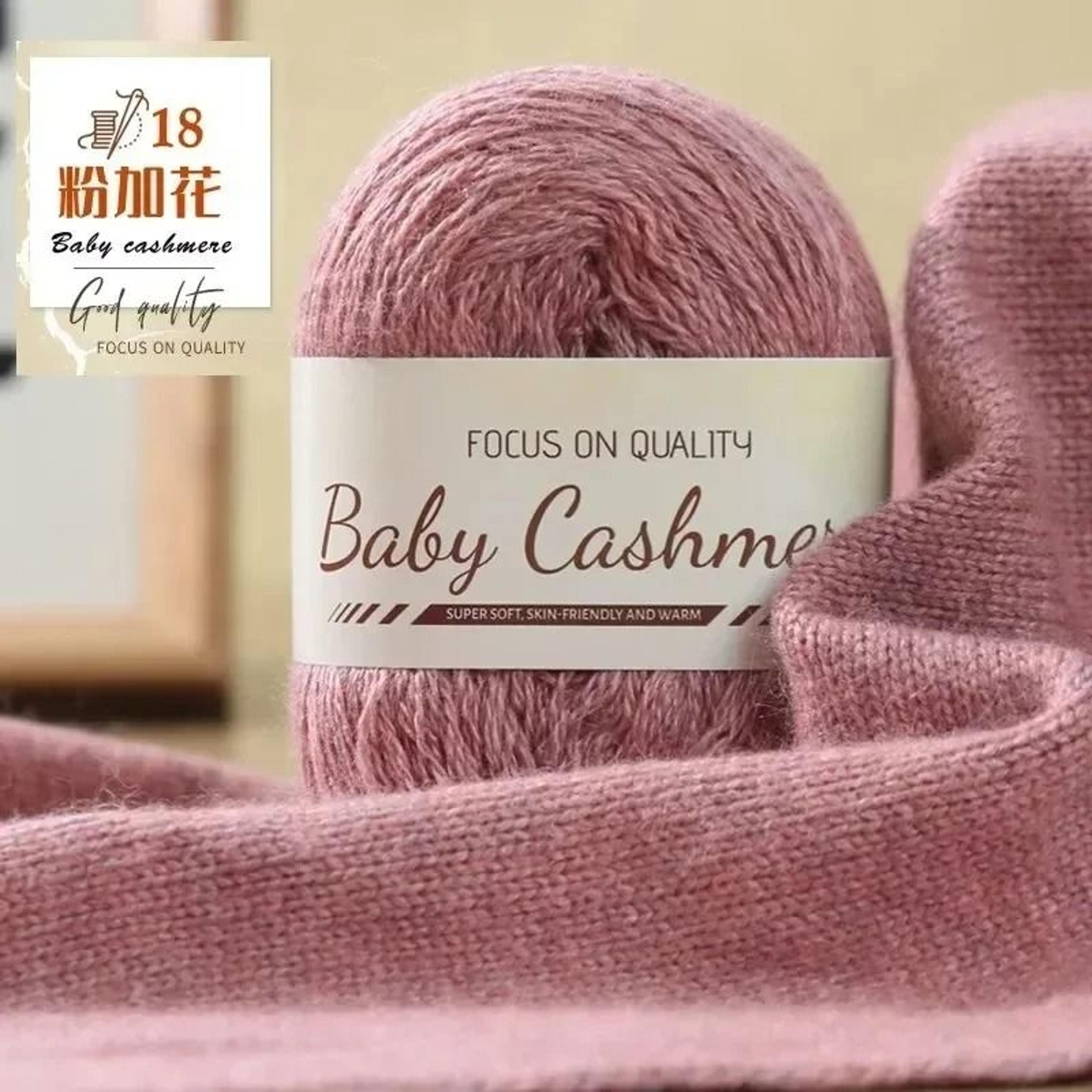 50g Soft Mohair Cashmere Thin Wool Yarn Roll For DIY Hand Crochet And Fine Knitting 19