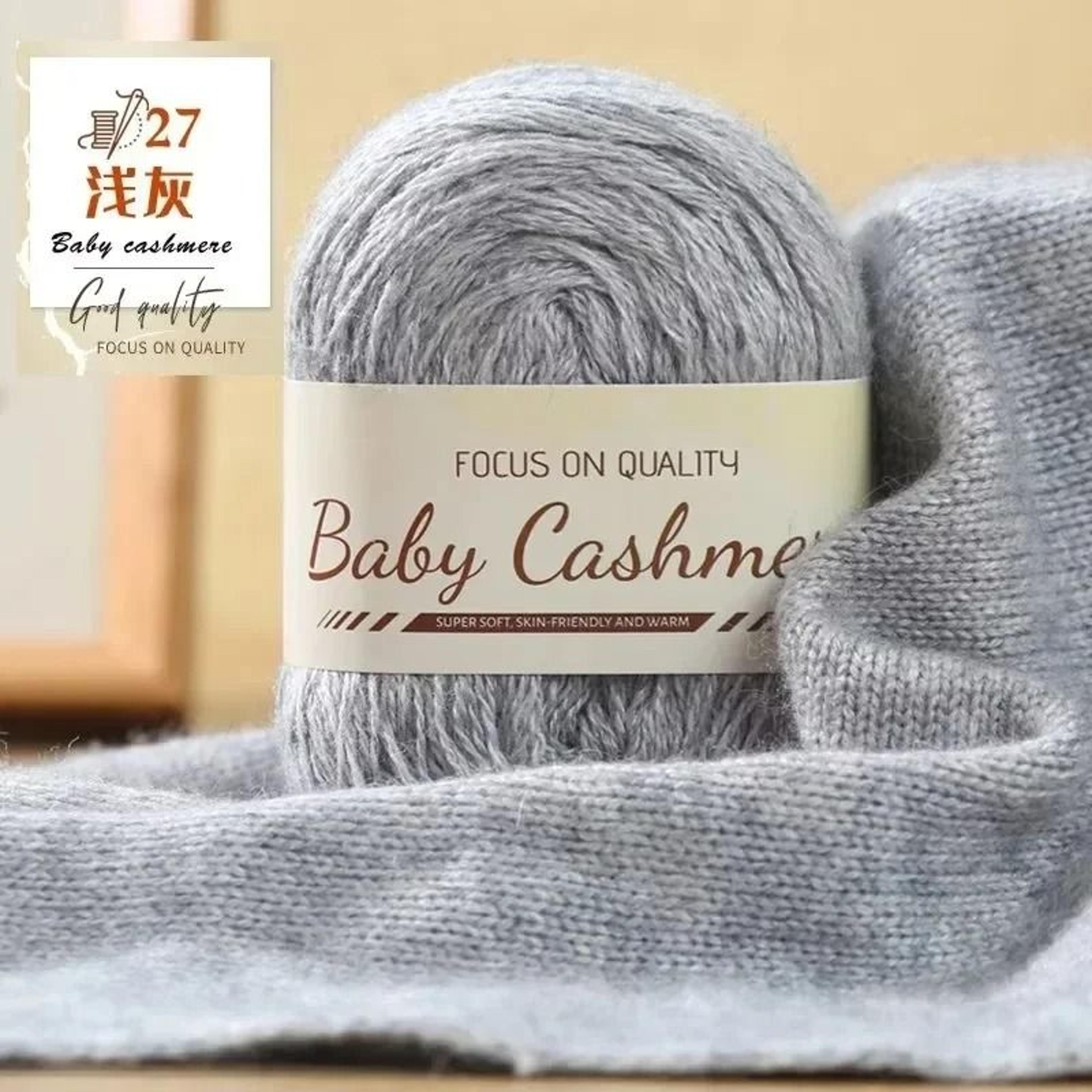 50g Soft Mohair Cashmere Thin Wool Yarn Roll For DIY Hand Crochet And Fine Knitting 22