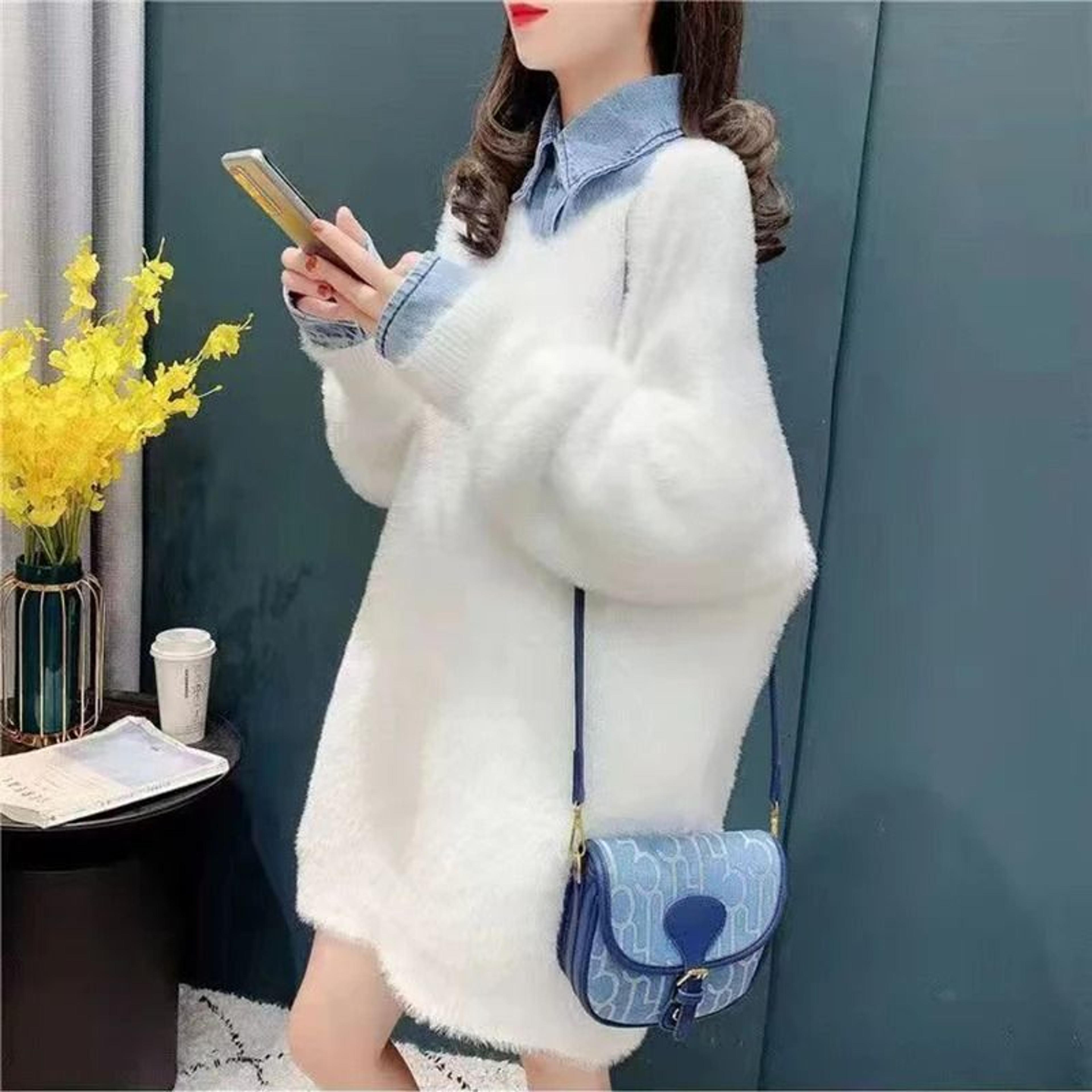 500g Bulk Imitation Mink Wool Fur Yarn Soft NonShedding Thread For HandKnitting Sweaters And Scarve 5
