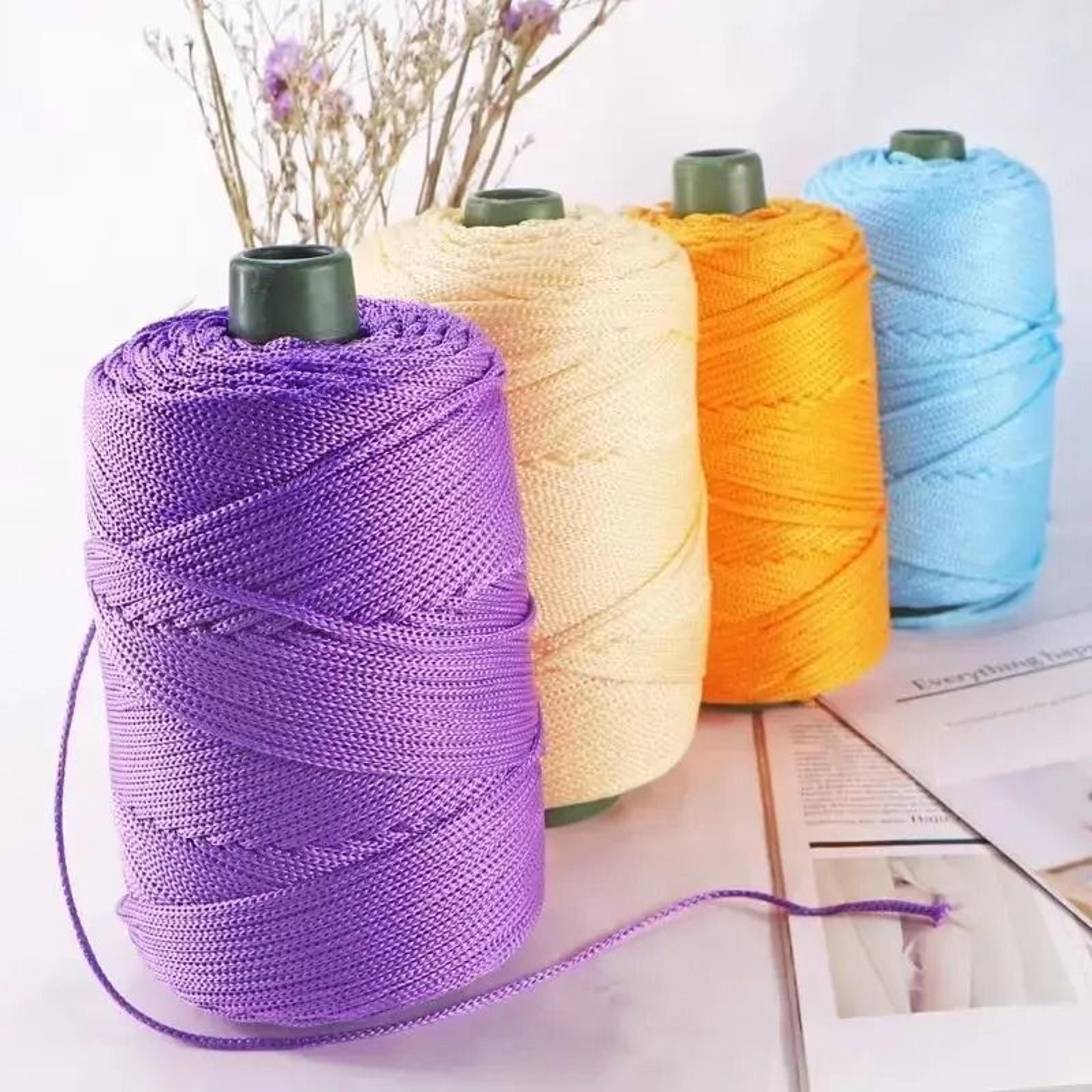 225g Lightweight Ice Silk Thread Soft Cool Yarn For Summer Sun Hats Baskets And Cushions 0