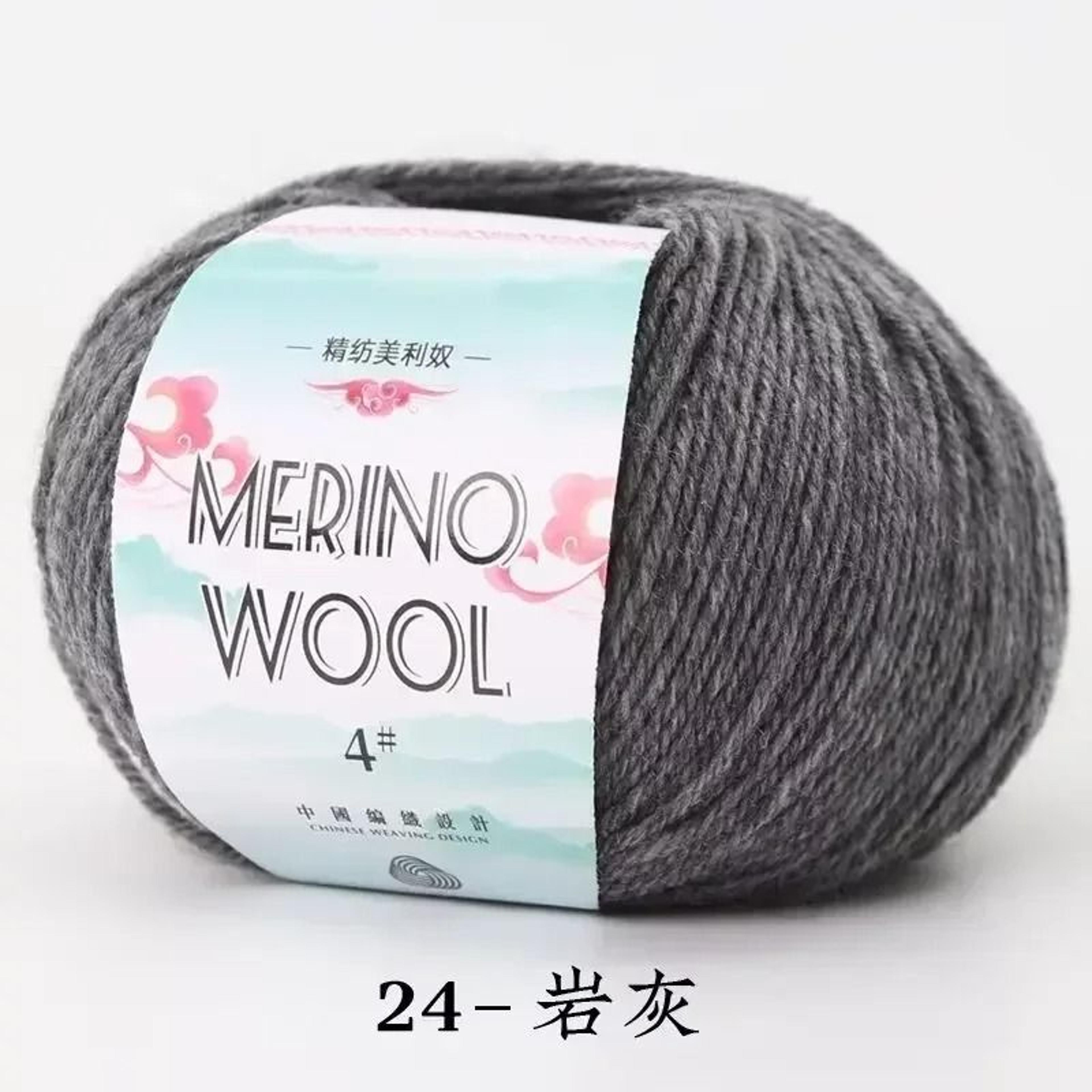 50g Merino Wool Yarn Ball Coarse Wool Thread For DIY Hand Knitting Sweaters And Scarves 28