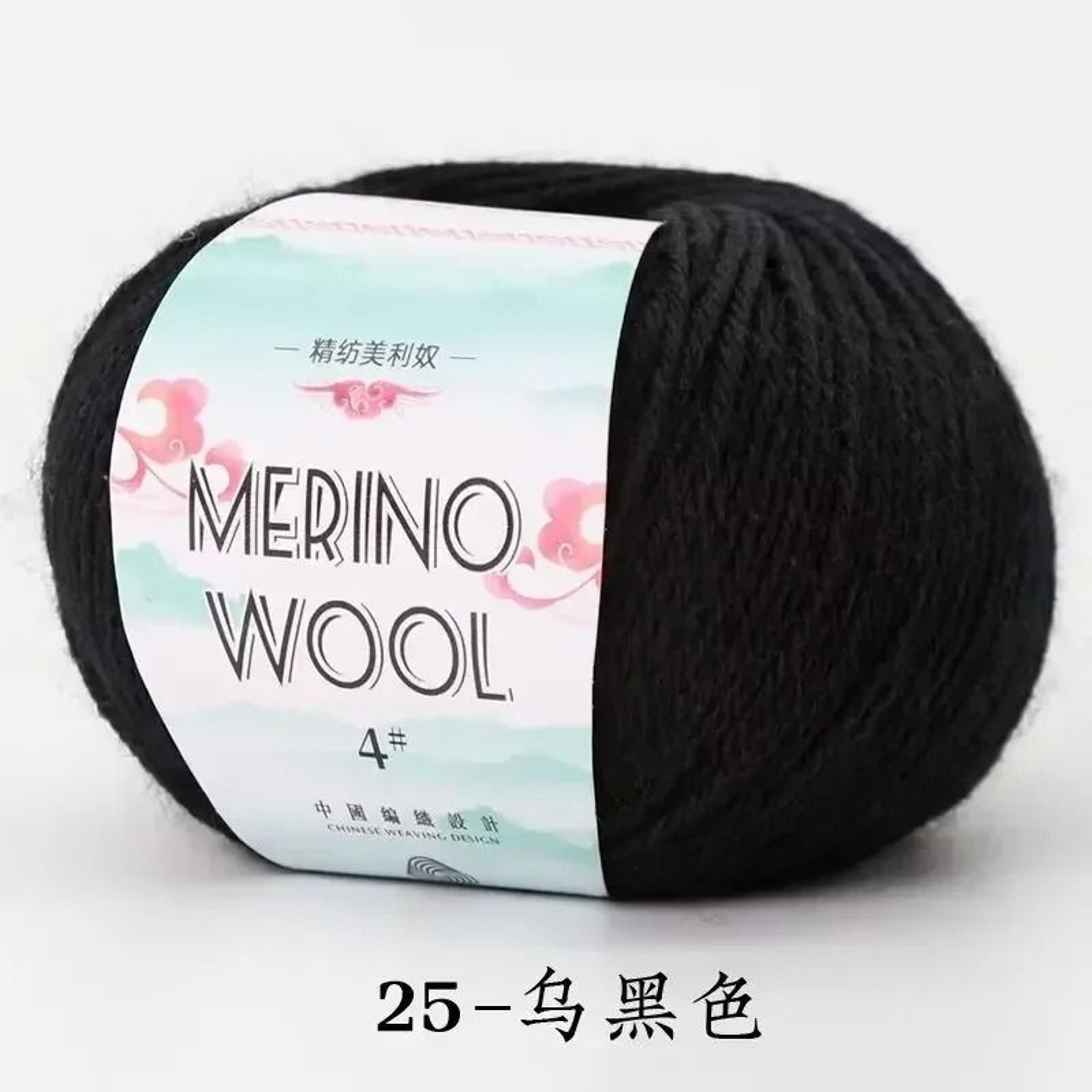 50g Merino Wool Yarn Ball Coarse Wool Thread For DIY Hand Knitting Sweaters And Scarves 29