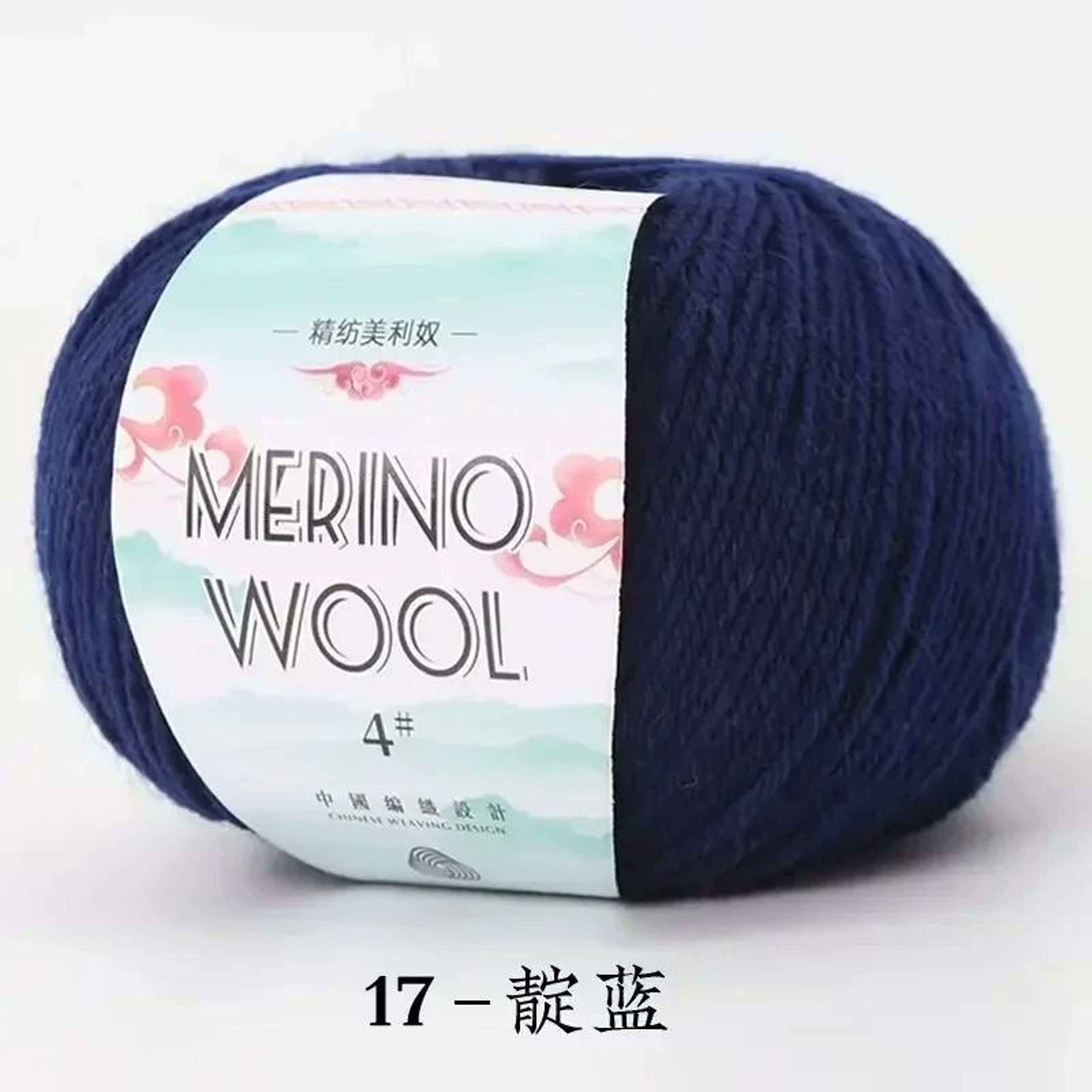 50g Merino Wool Yarn Ball Coarse Wool Thread For DIY Hand Knitting Sweaters And Scarves 21