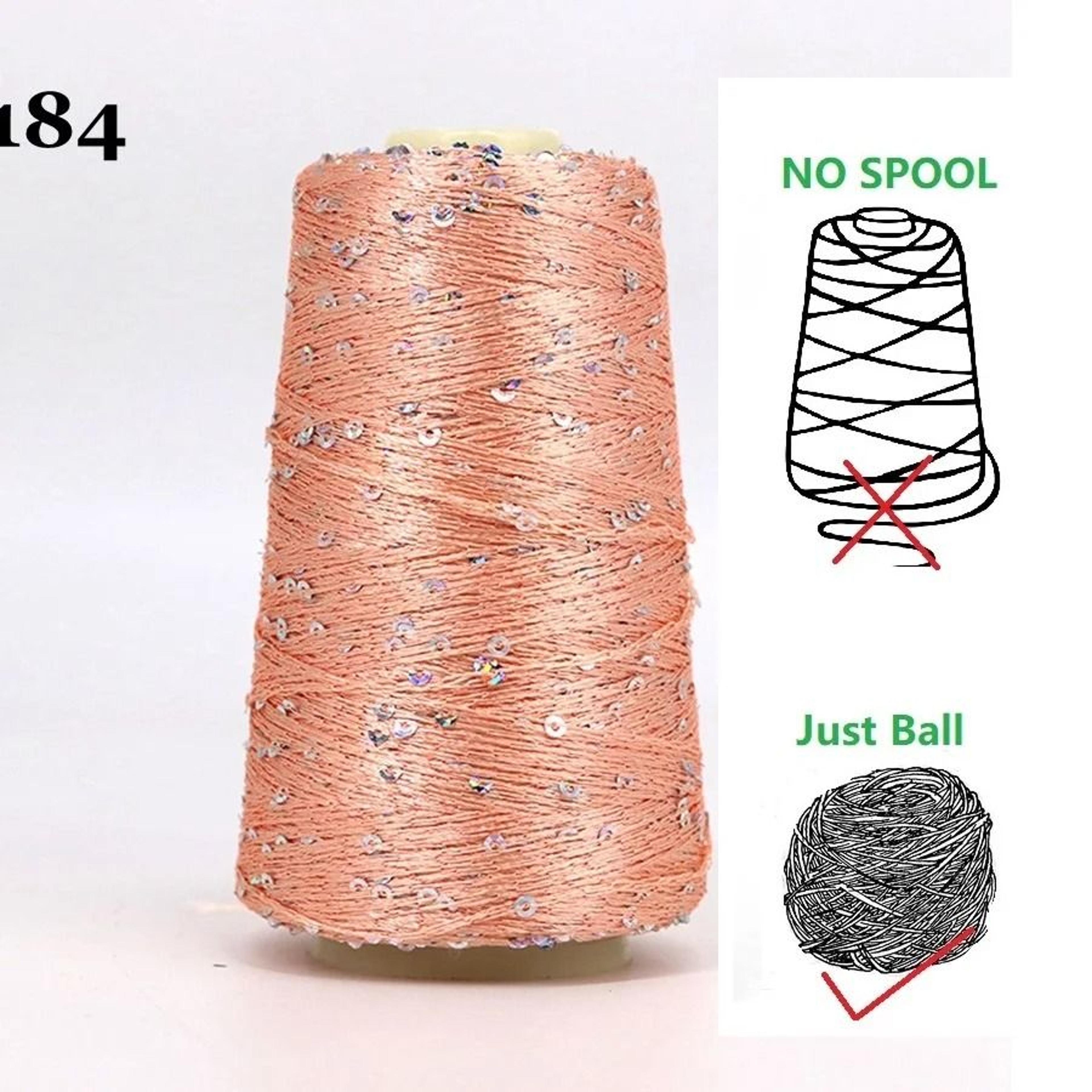50g 140M Sequins Cotton Yarn 6mm3mm Special Glitter Match Thread For DIY Crochet Dolls And Knitting 21