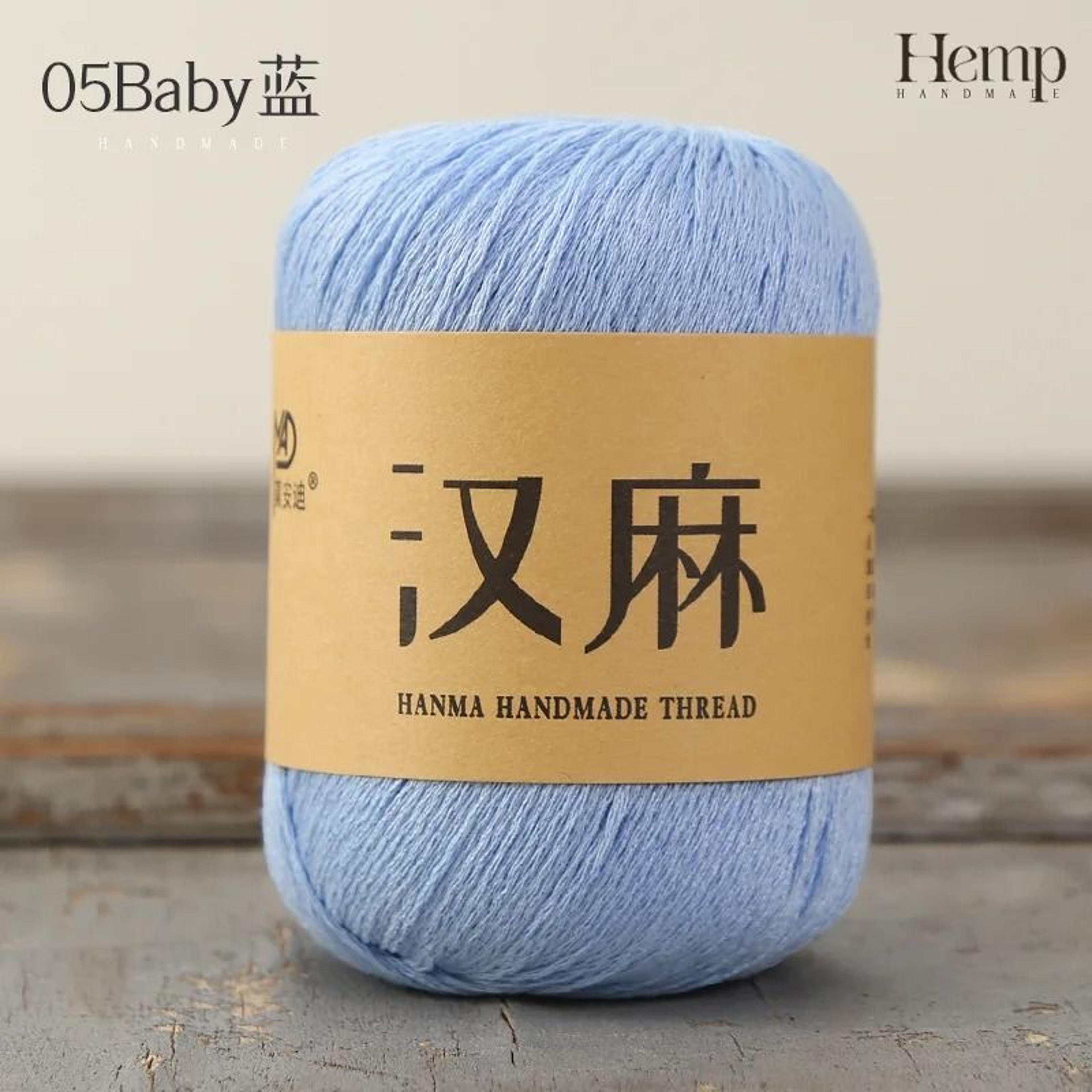 300g 6pcs Set Summer Hemp Silk Lace Yarn Breathable Linen Thread For DIY Hats And Summer Knitwear 11