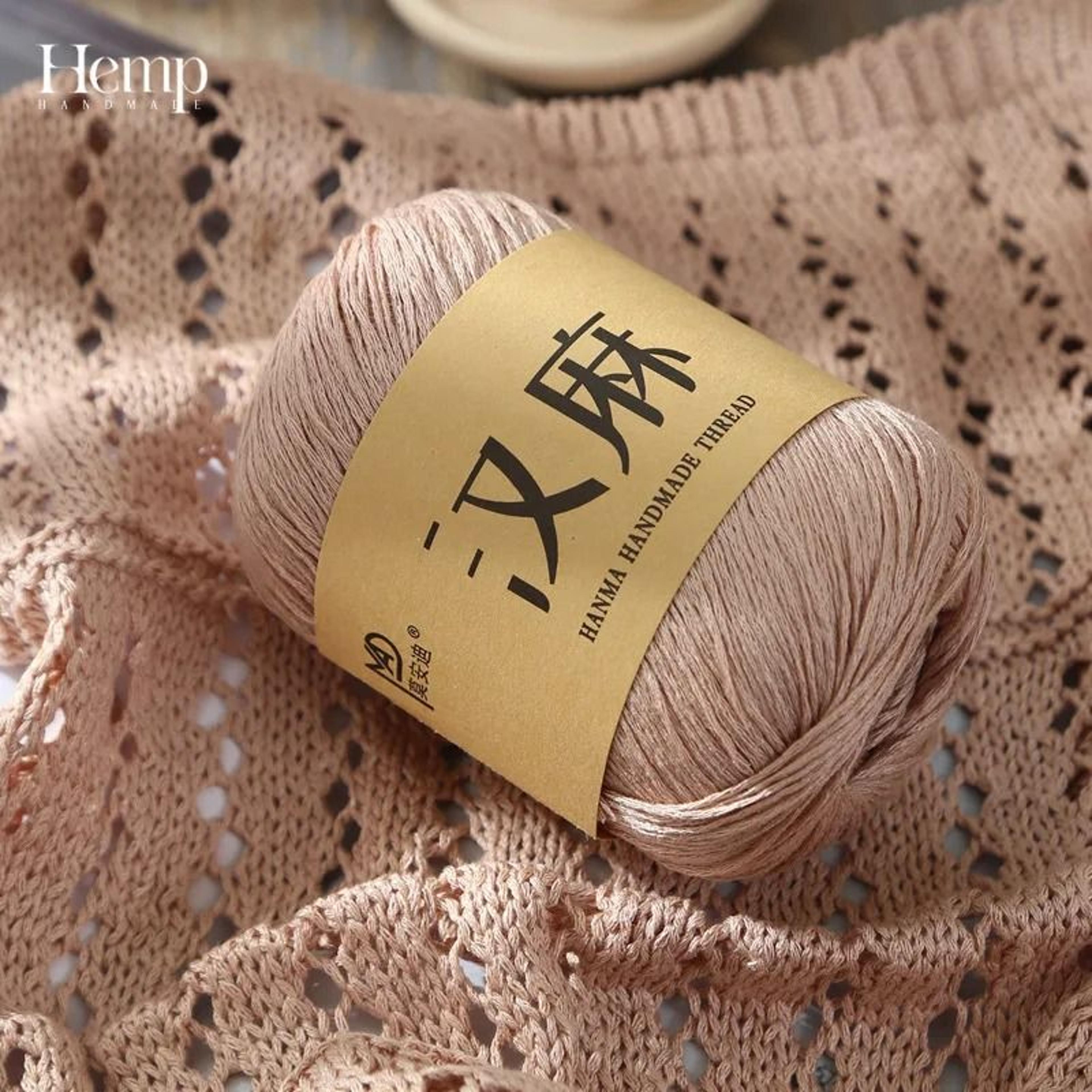300g 6pcs Set Summer Hemp Silk Lace Yarn Breathable Linen Thread For DIY Hats And Summer Knitwear 1