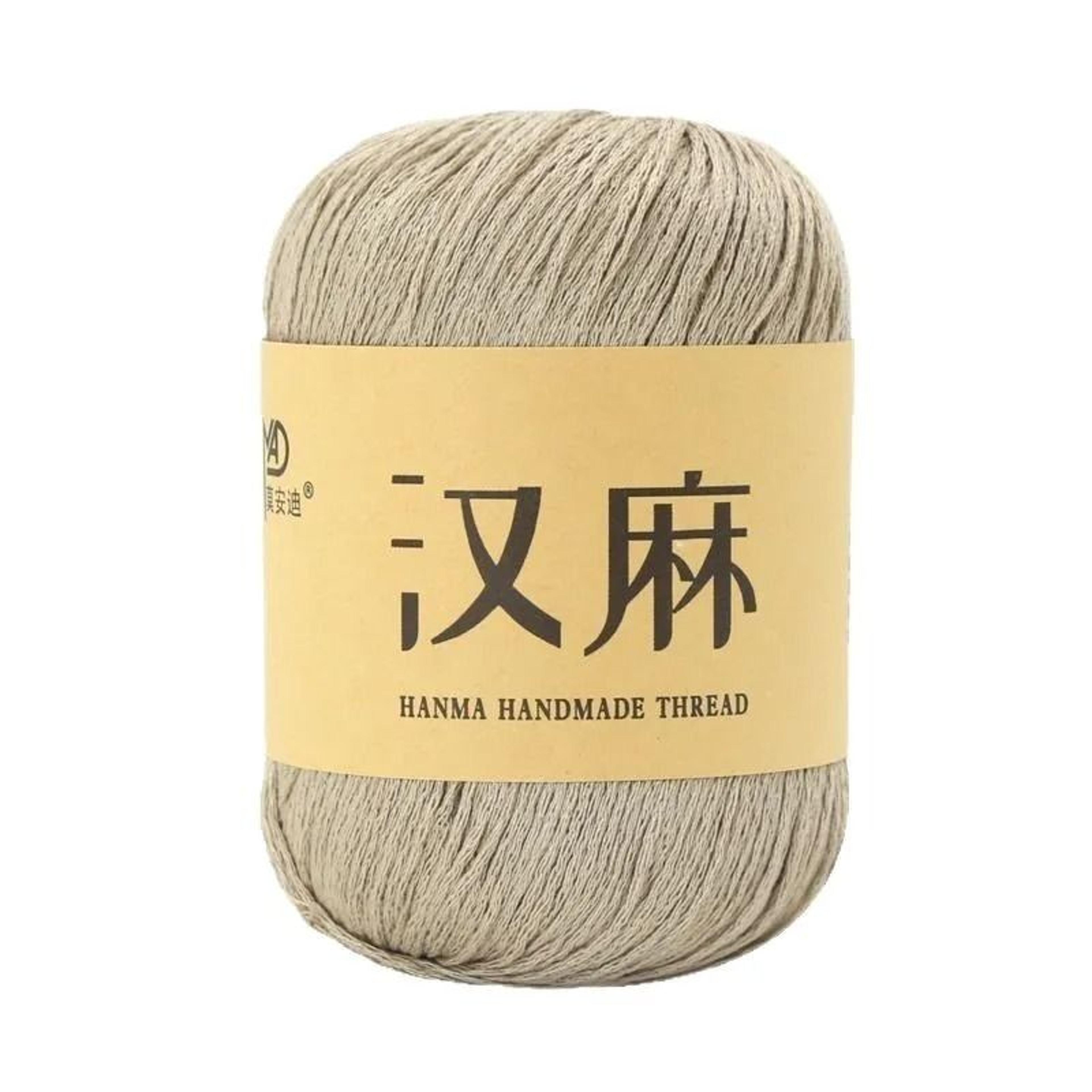 300g 6pcs Set Summer Hemp Silk Lace Yarn Breathable Linen Thread For DIY Hats And Summer Knitwear 5