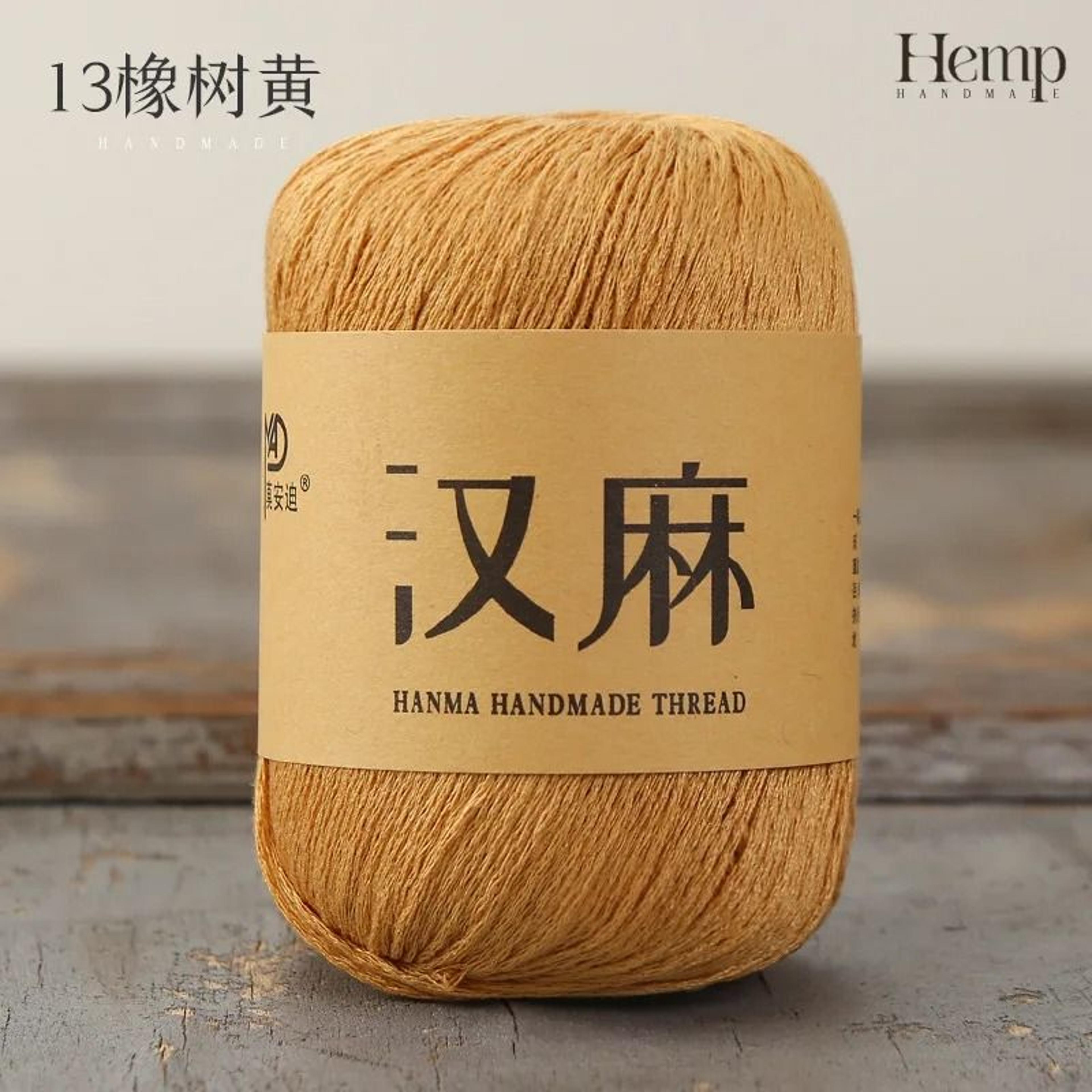 300g 6pcs Set Summer Hemp Silk Lace Yarn Breathable Linen Thread For DIY Hats And Summer Knitwear 19