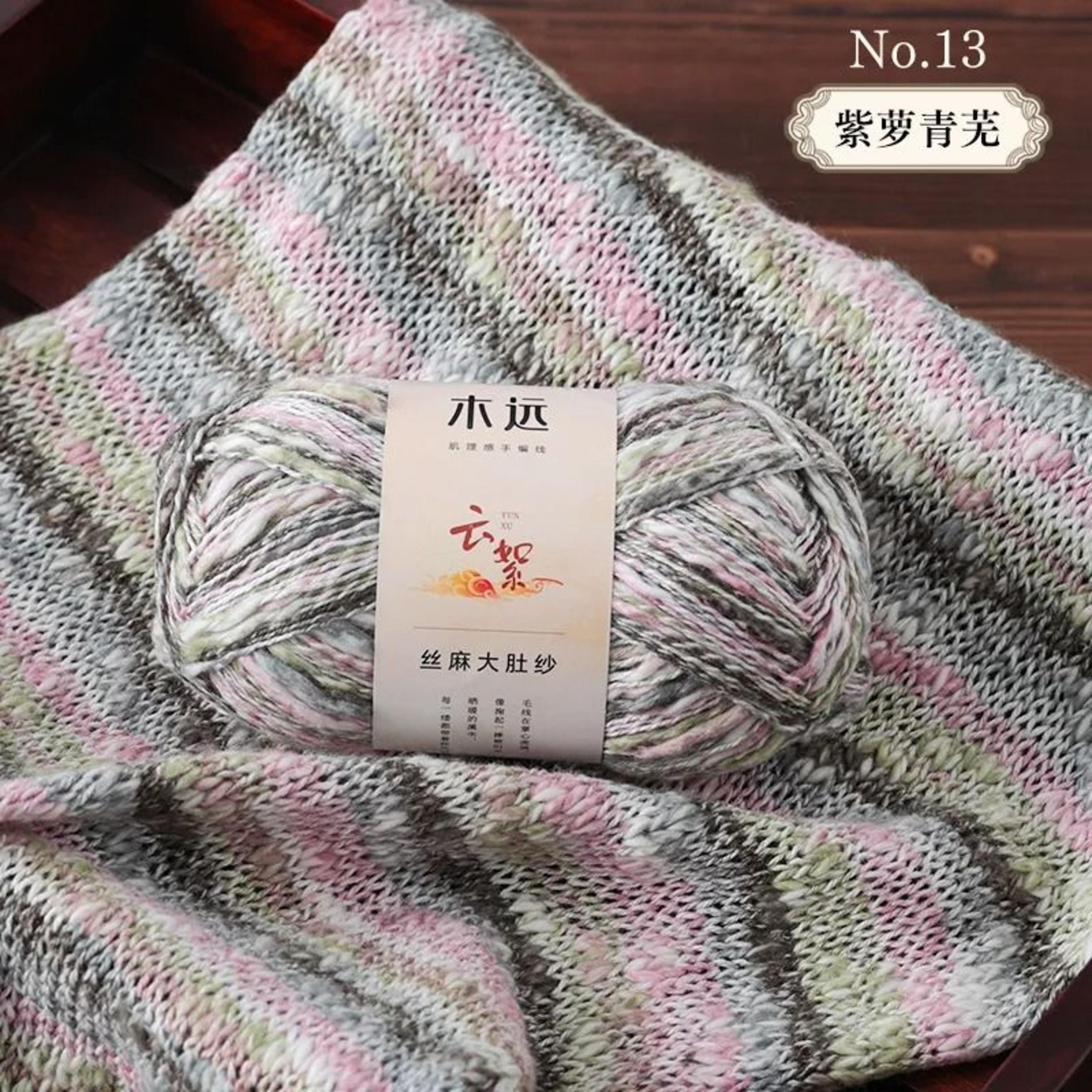 50g Tencel Linen Belly Yarn Soft Breathable Thread For Spring Summer Crochet And Knitting 18