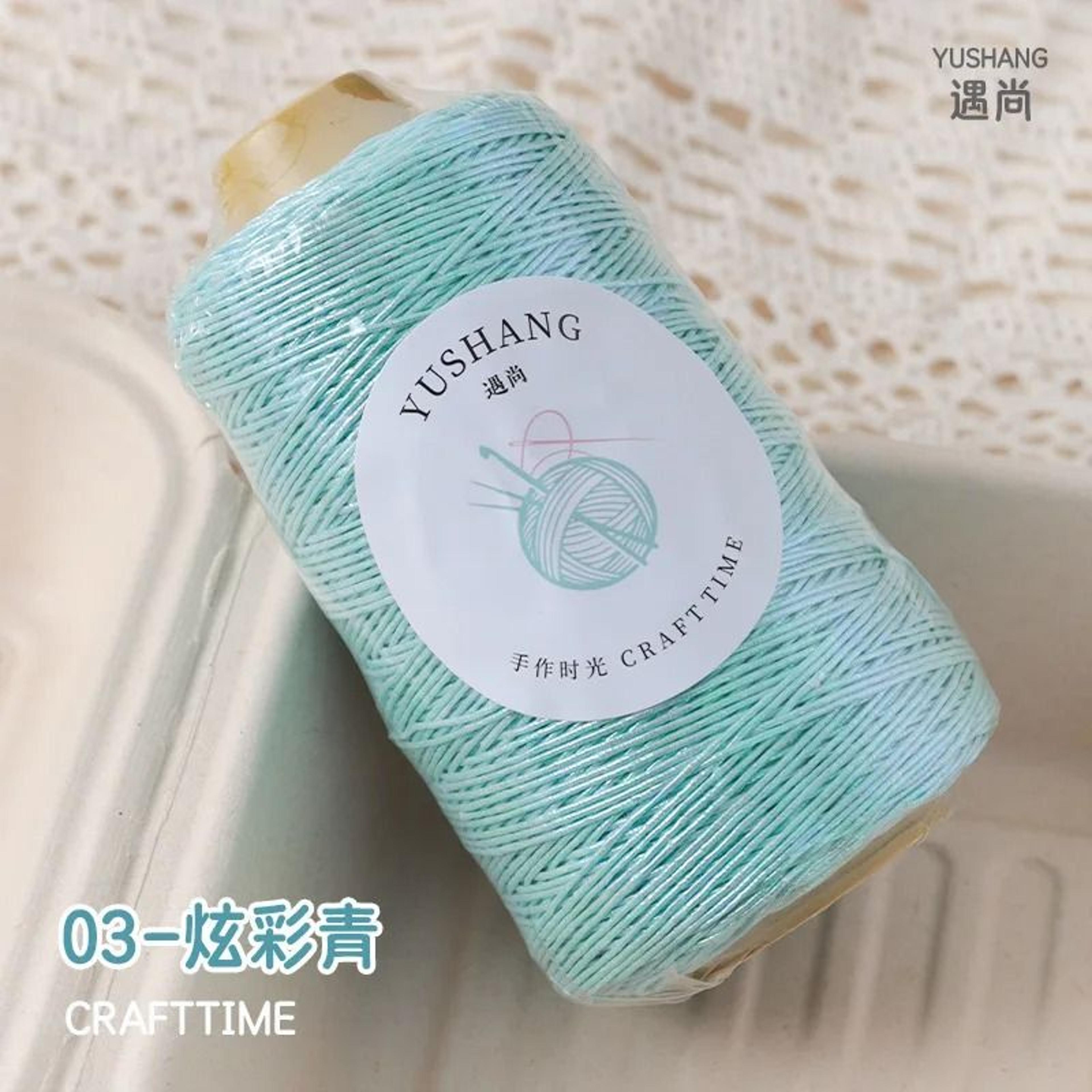100g Silver Metallic Core Yarn Sparkle Thread For DIY Crochet Bags Purses And Handmade Crafts 6
