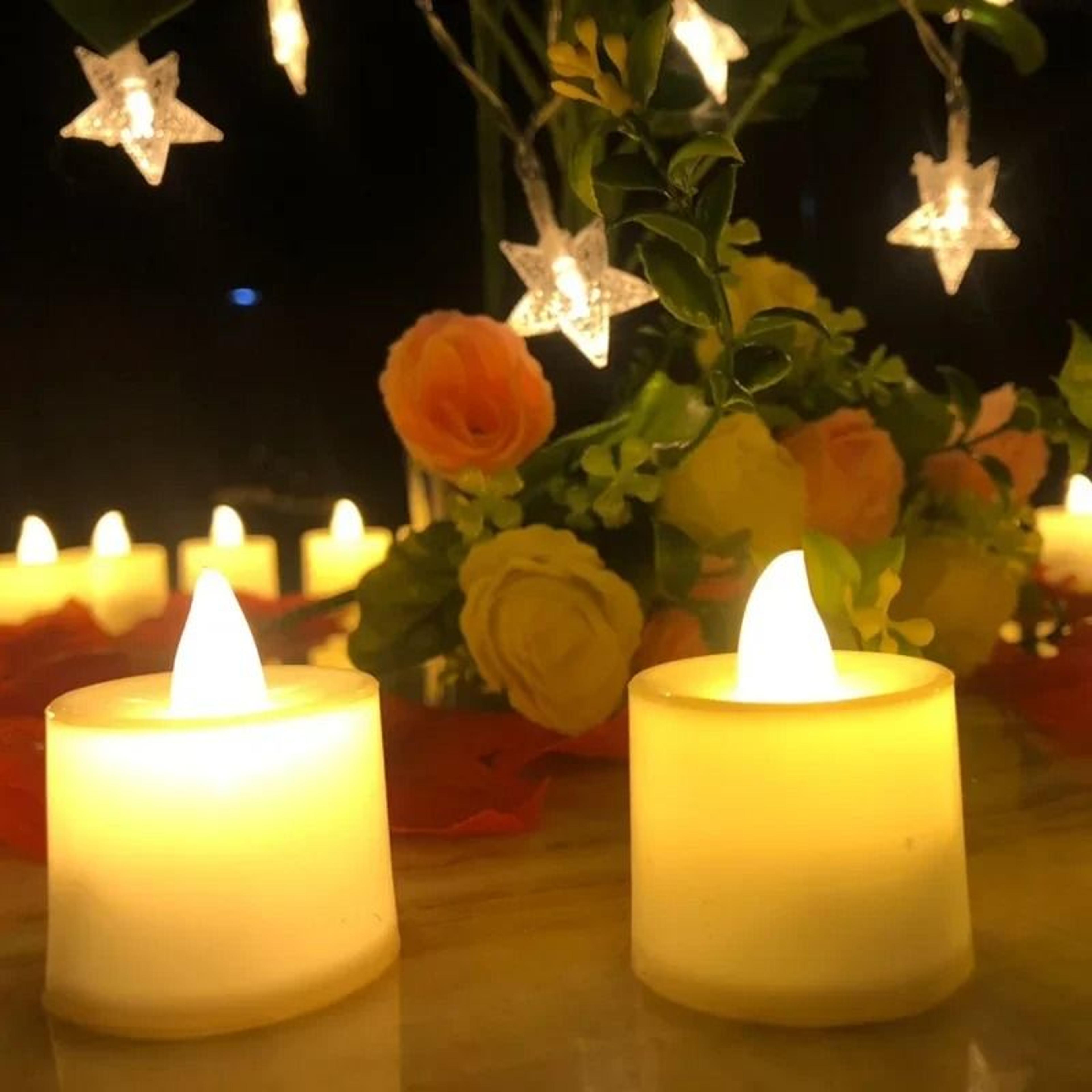 Flameless LED Tealight Candle Battery Operated Flickering Light For Christmas Birthday Party Decor 2