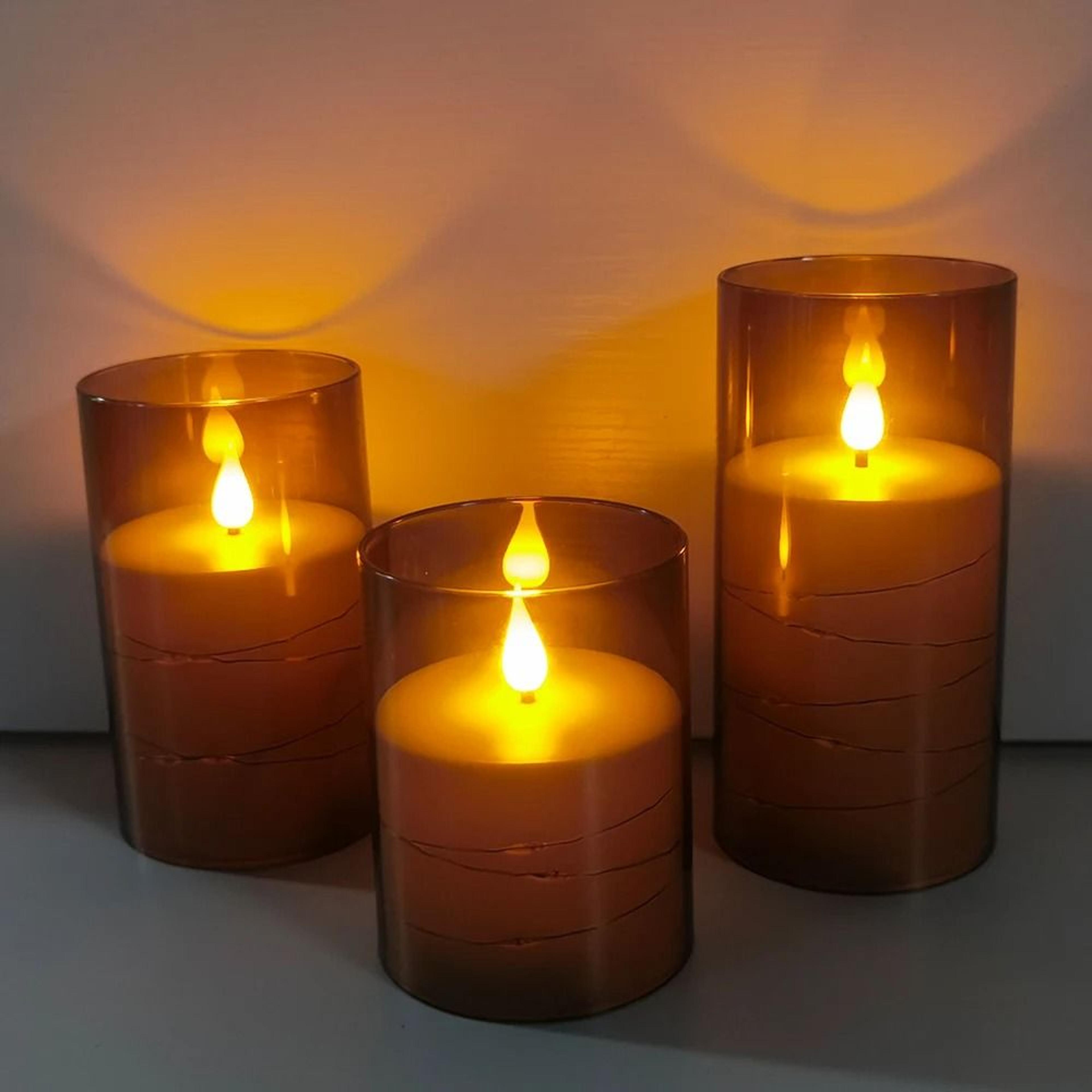 Flameless LED Candles With Remote Control Timers Battery Flickering Lights For Room Wedding Decor 3