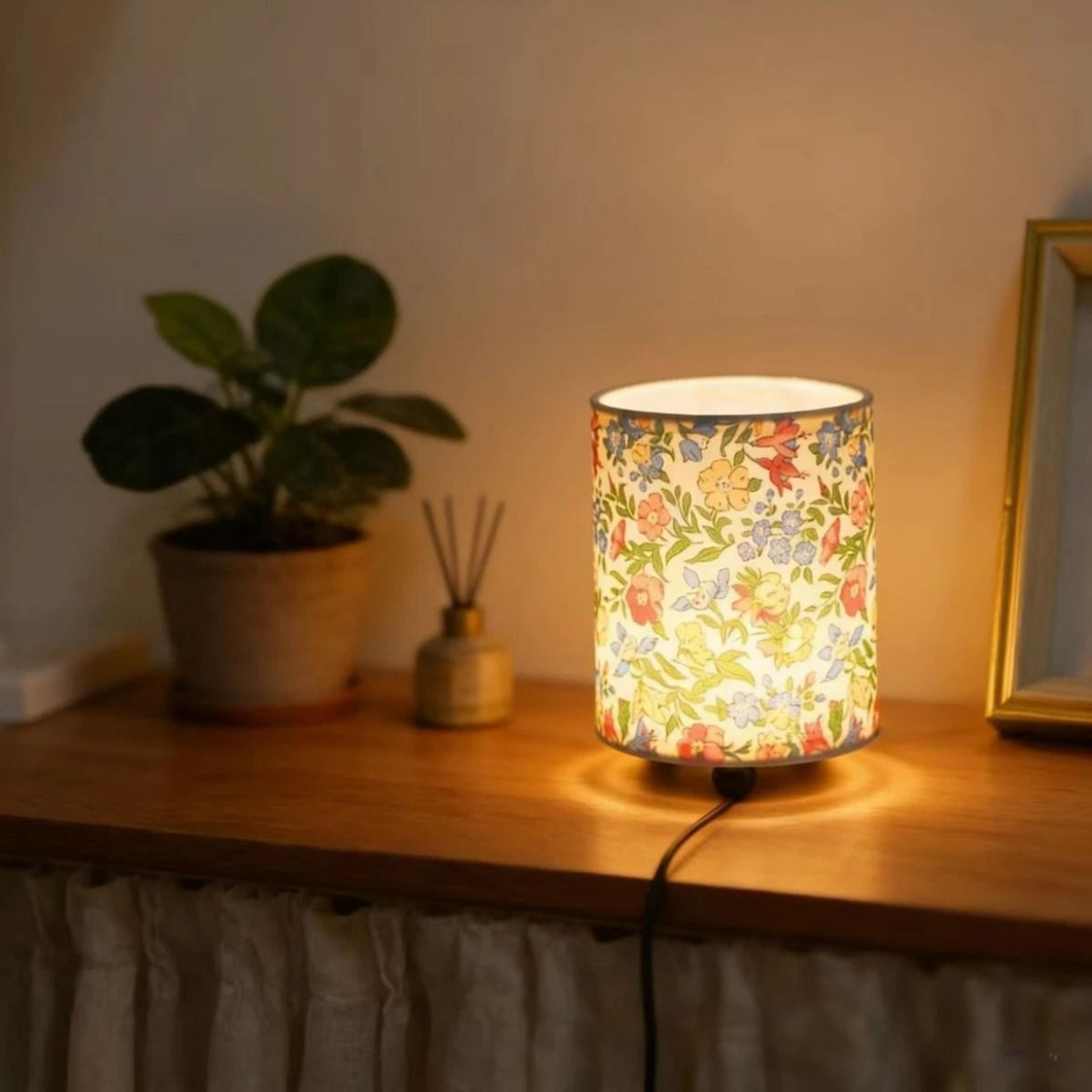Vintage Rustic Small Desktop LED Lamp Ambient Night Light For Bedroom Living Room 6
