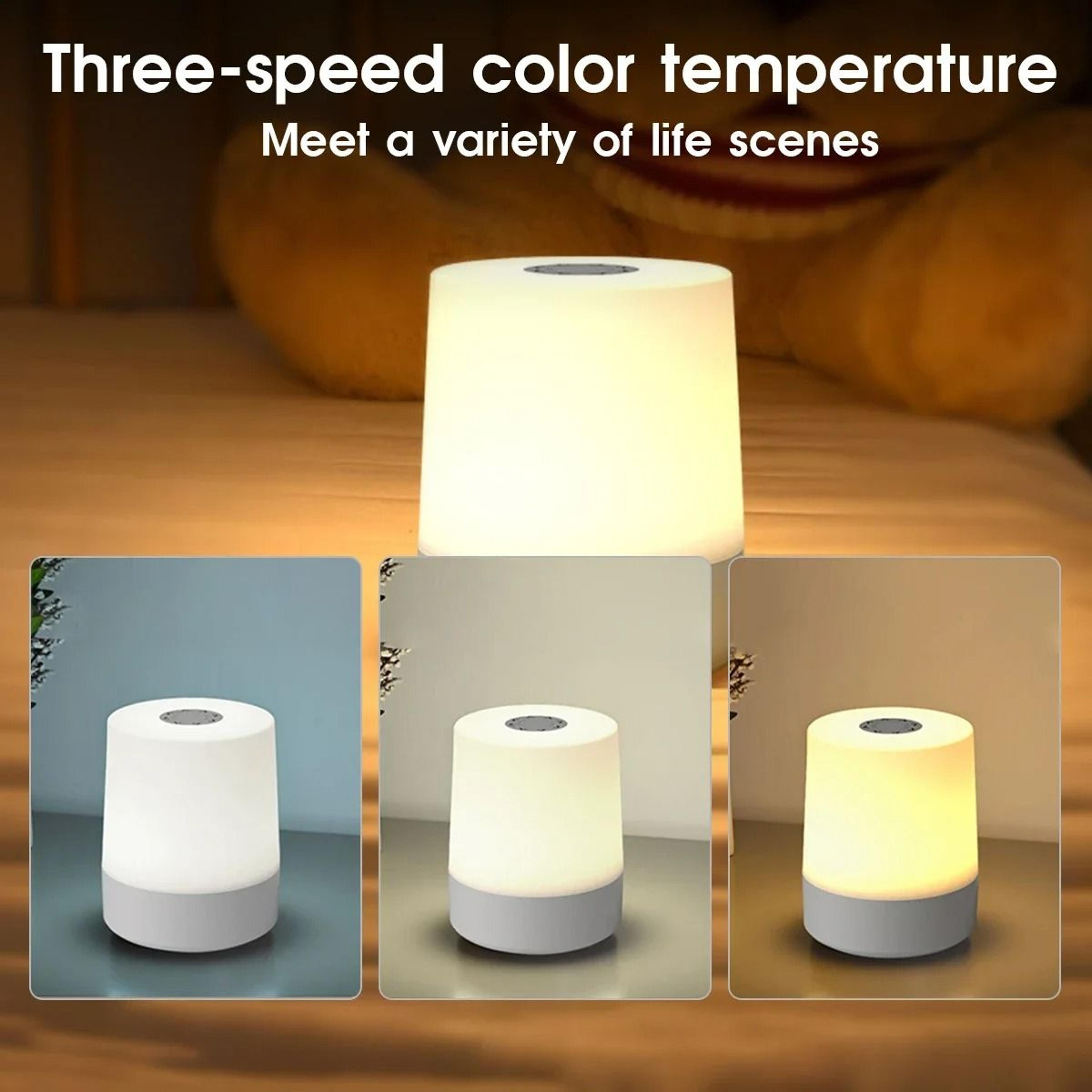 Touch LED Night Light 3 Modes USB Charging Soft Table Lamp For Kids Bedroom Gift 2