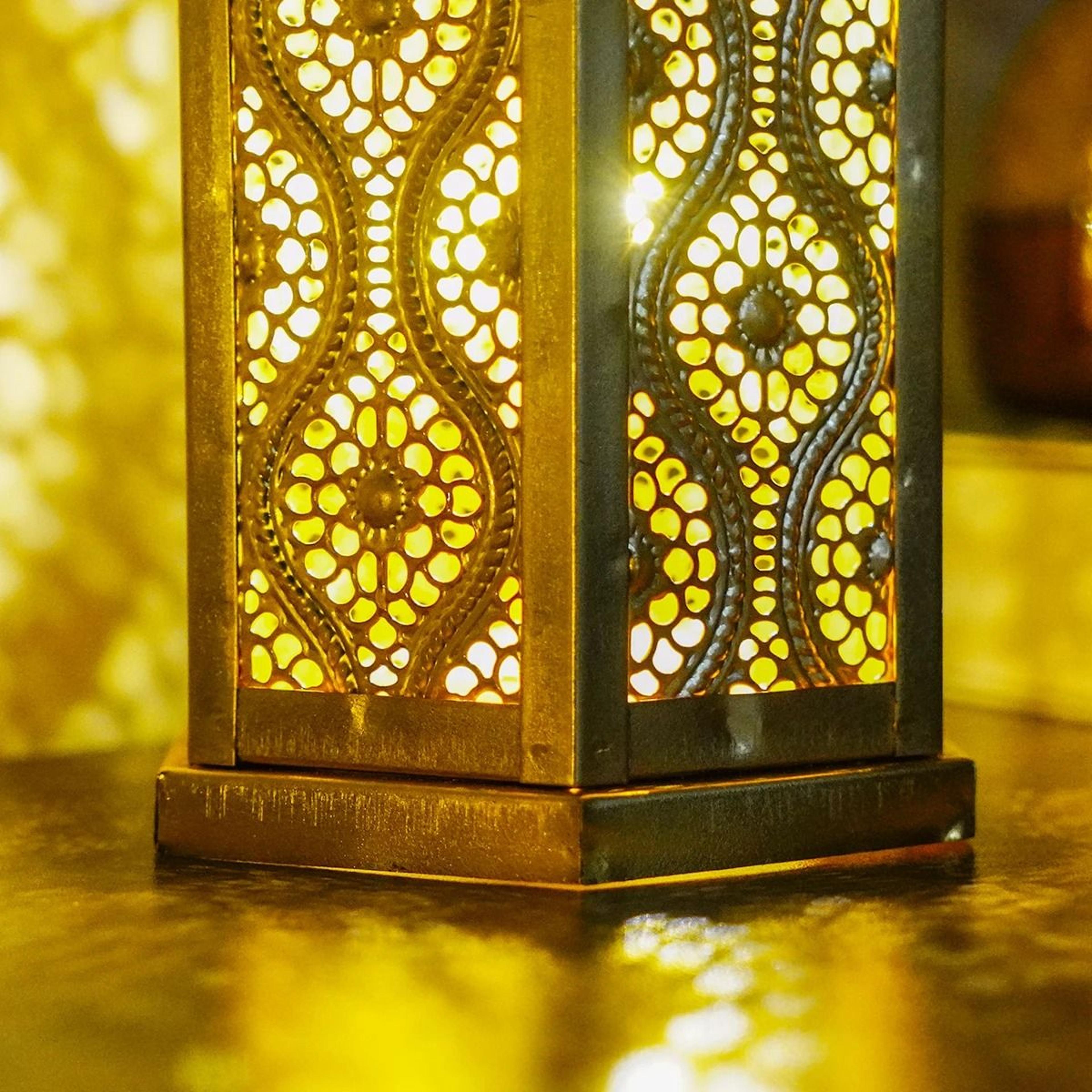 Middle East LED Table Lamp Ramadan Hanging Ornament Night Light For Islamic Muslim Home Decor 4