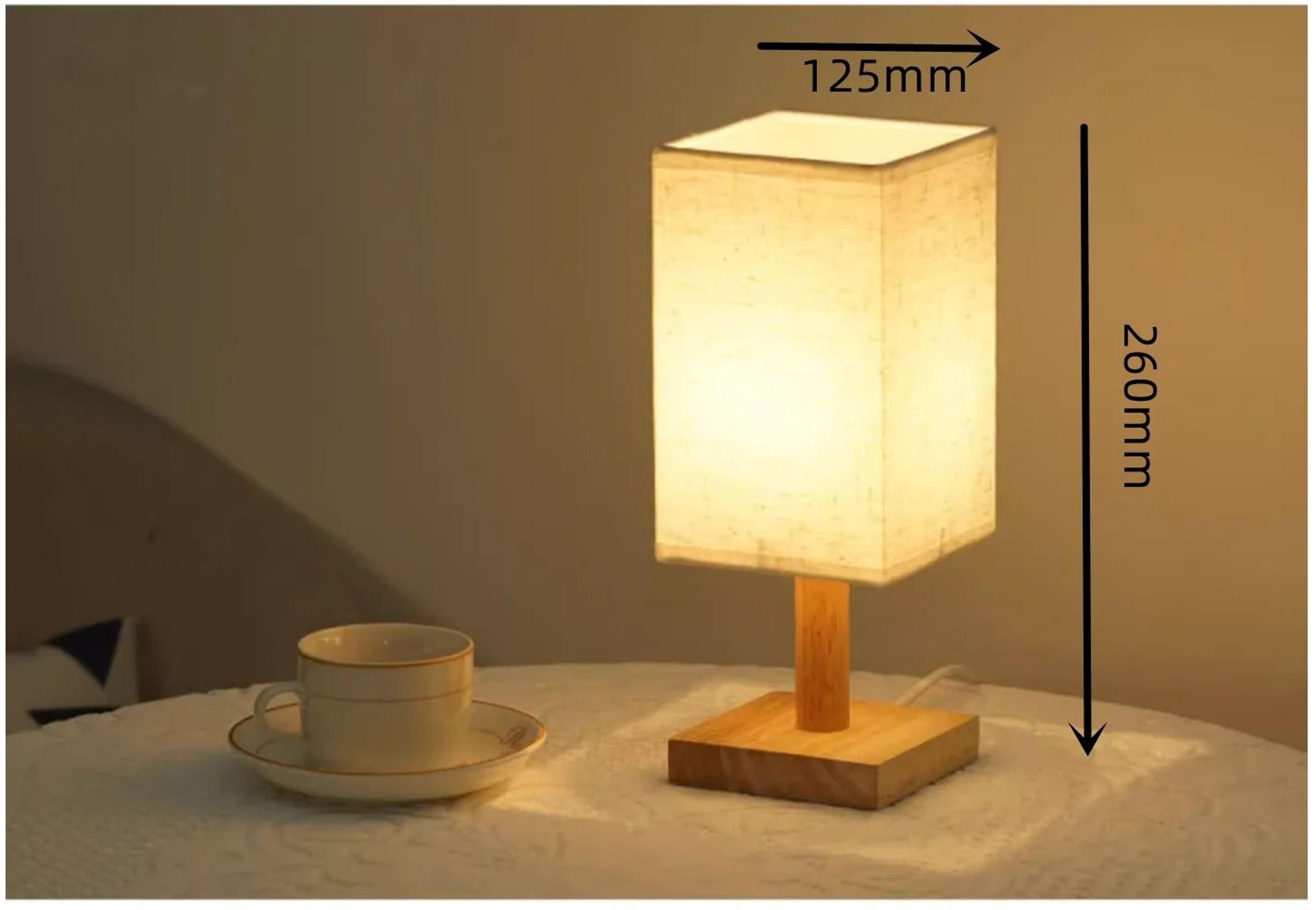 Modern LED Bedroom Table Lamp Compact Desk Nightstand Light For Bedroom Home Decor 7
