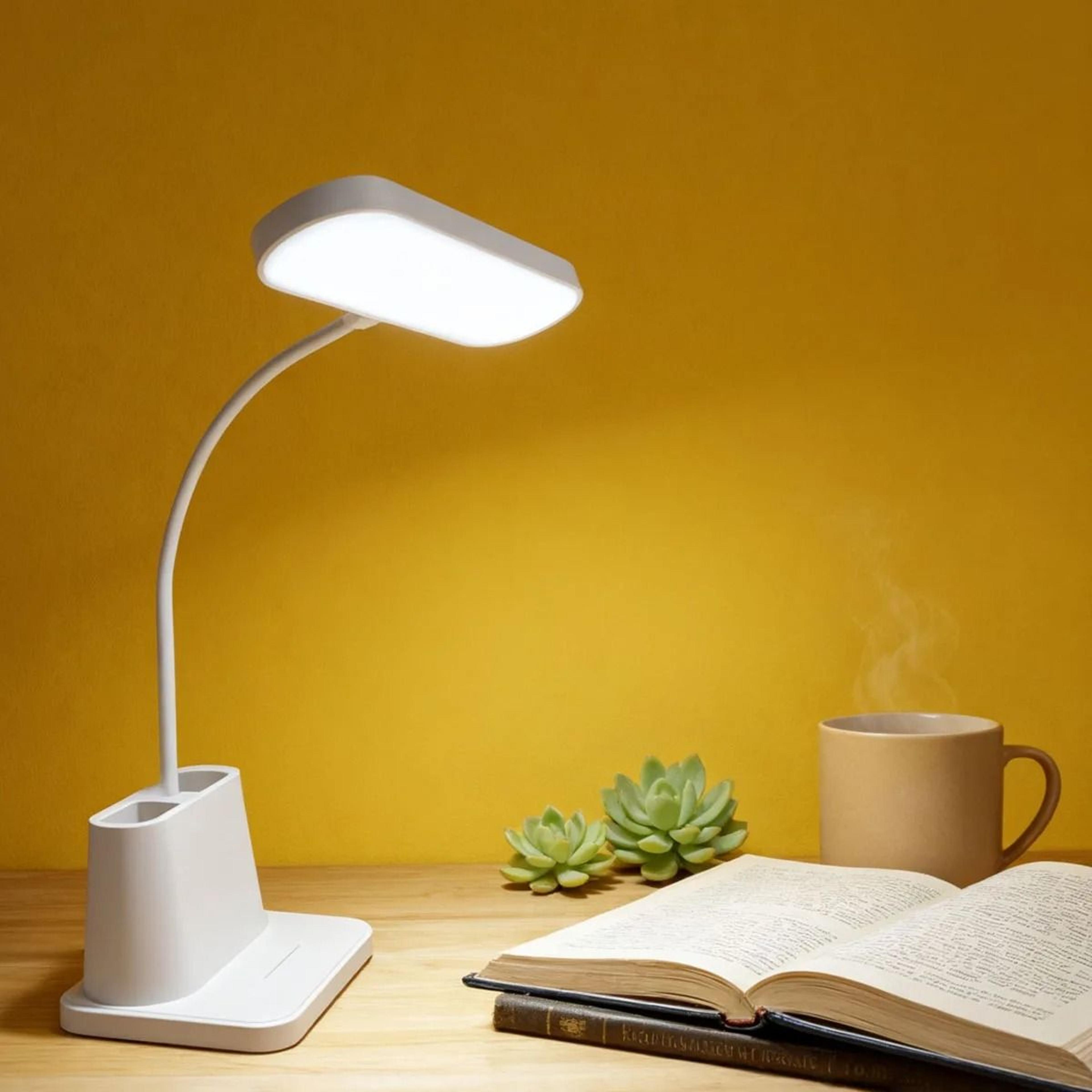 LED Dimmable Wireless Table Lamp 3 Level Touch Rechargeable Night Light For Office Room Study 2