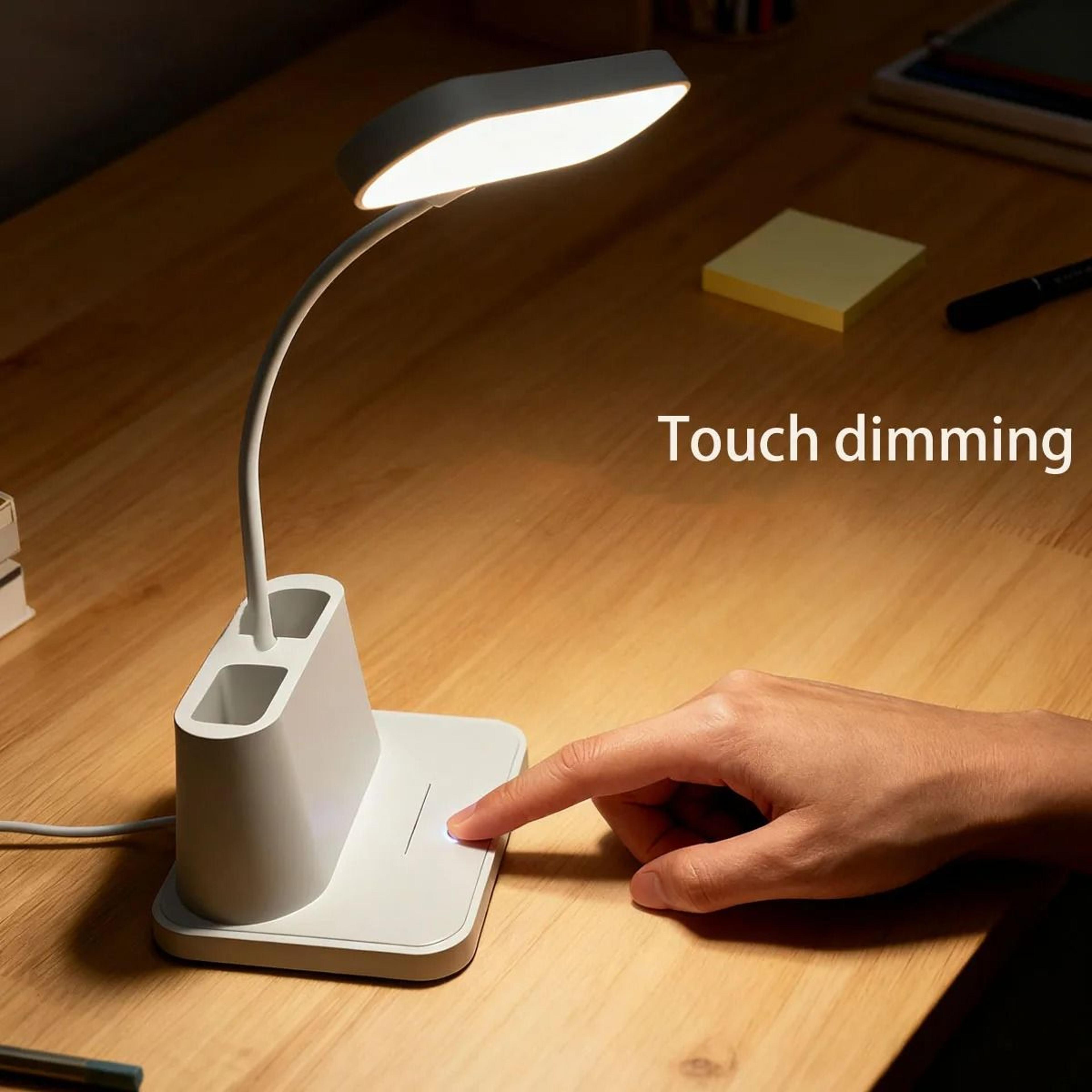 LED Dimmable Wireless Table Lamp 3 Level Touch Rechargeable Night Light For Office Room Study 3