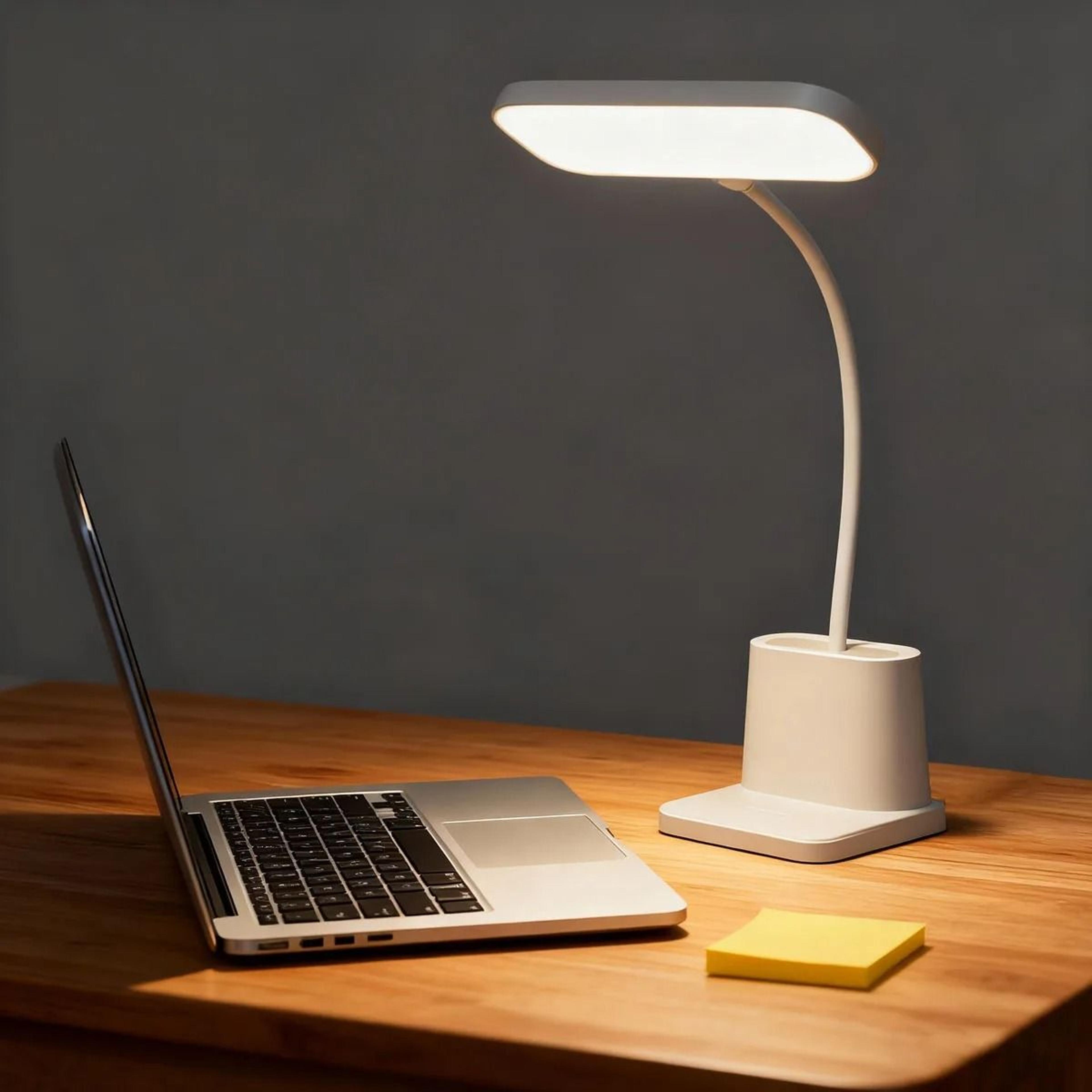 LED Dimmable Wireless Table Lamp 3 Level Touch Rechargeable Night Light For Office Room Study 5