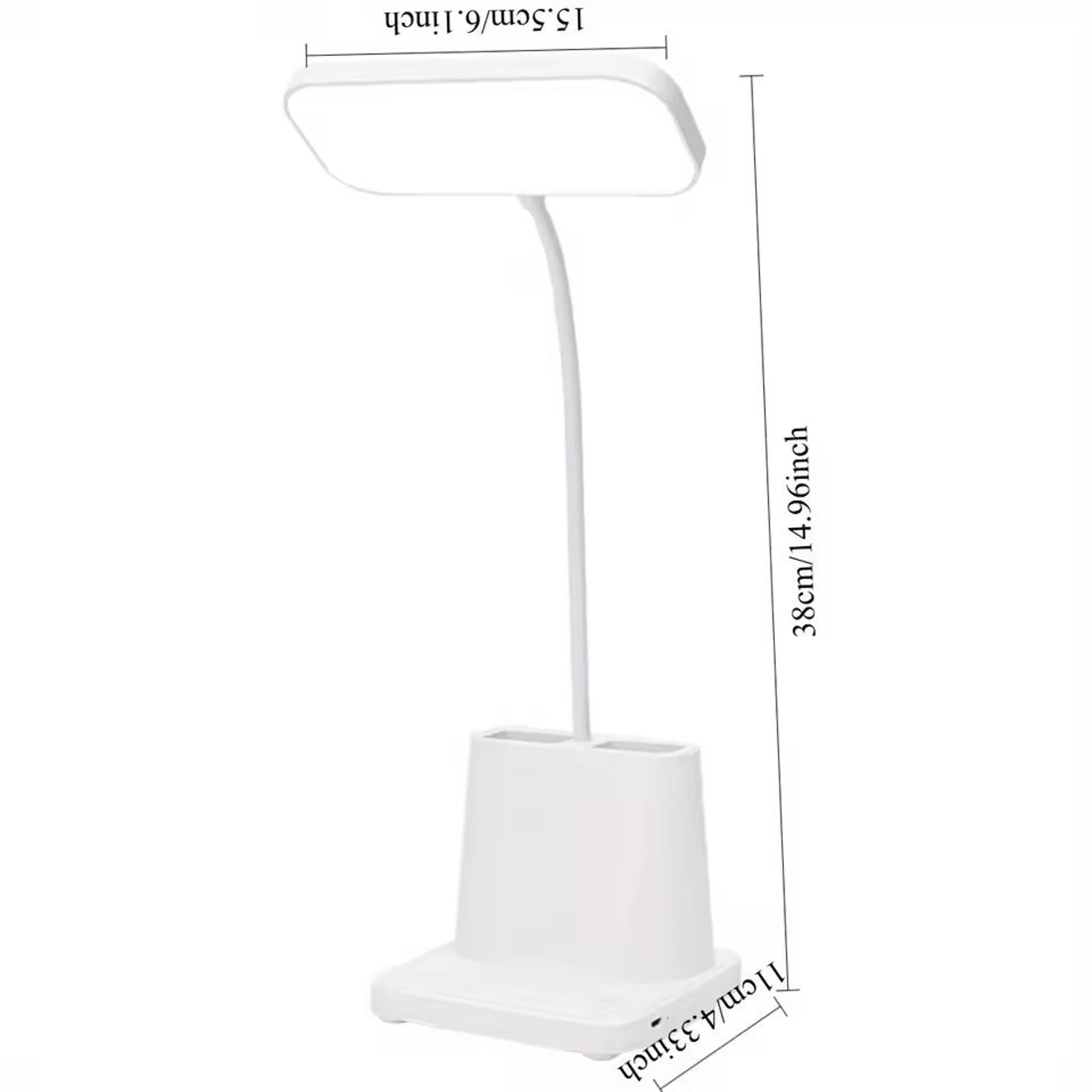 LED Dimmable Wireless Table Lamp 3 Level Touch Rechargeable Night Light For Office Room Study 4