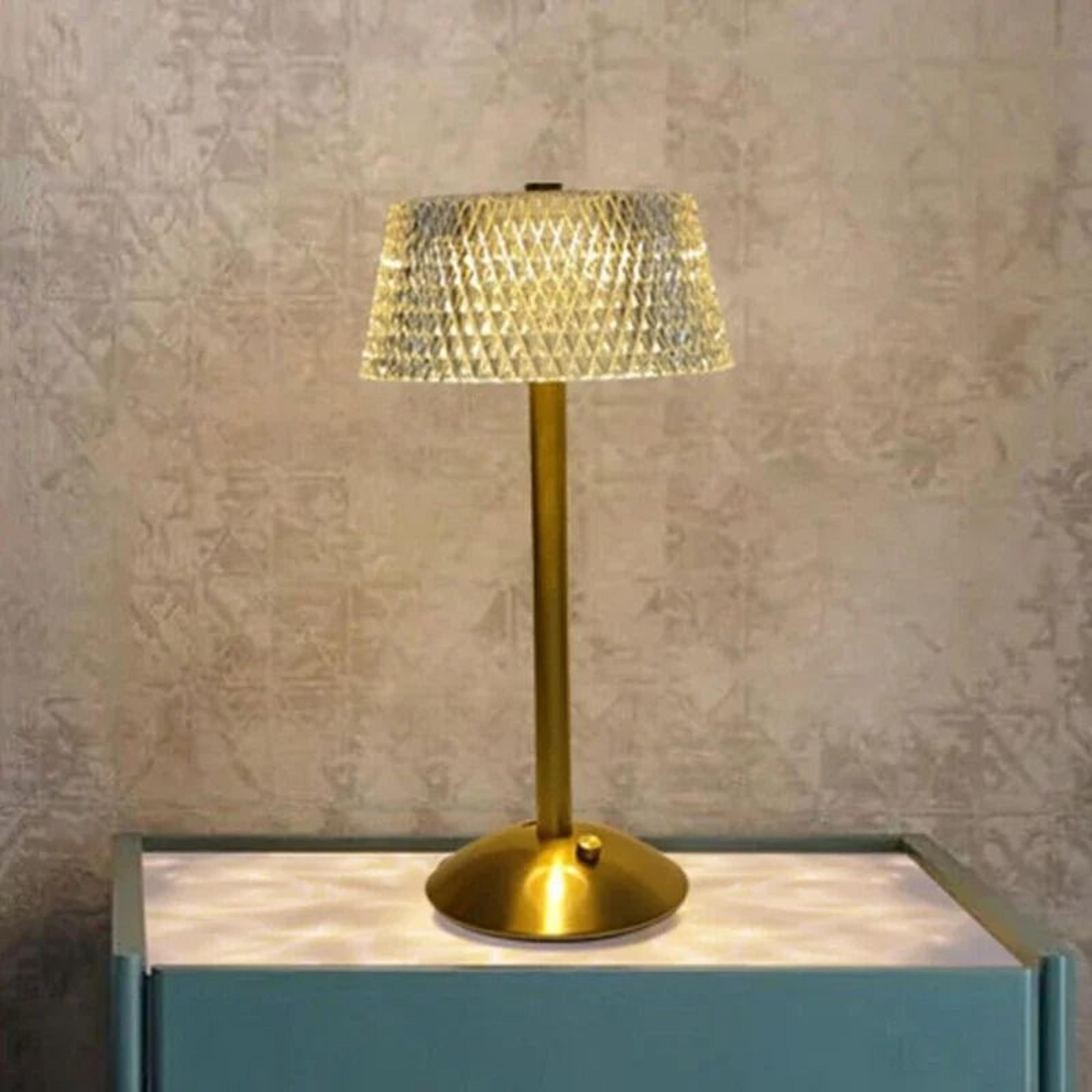 Acrylic Stepless Dimmable LED Table Lamp USB Powered Bedside Night Light For Kids Nursery 0