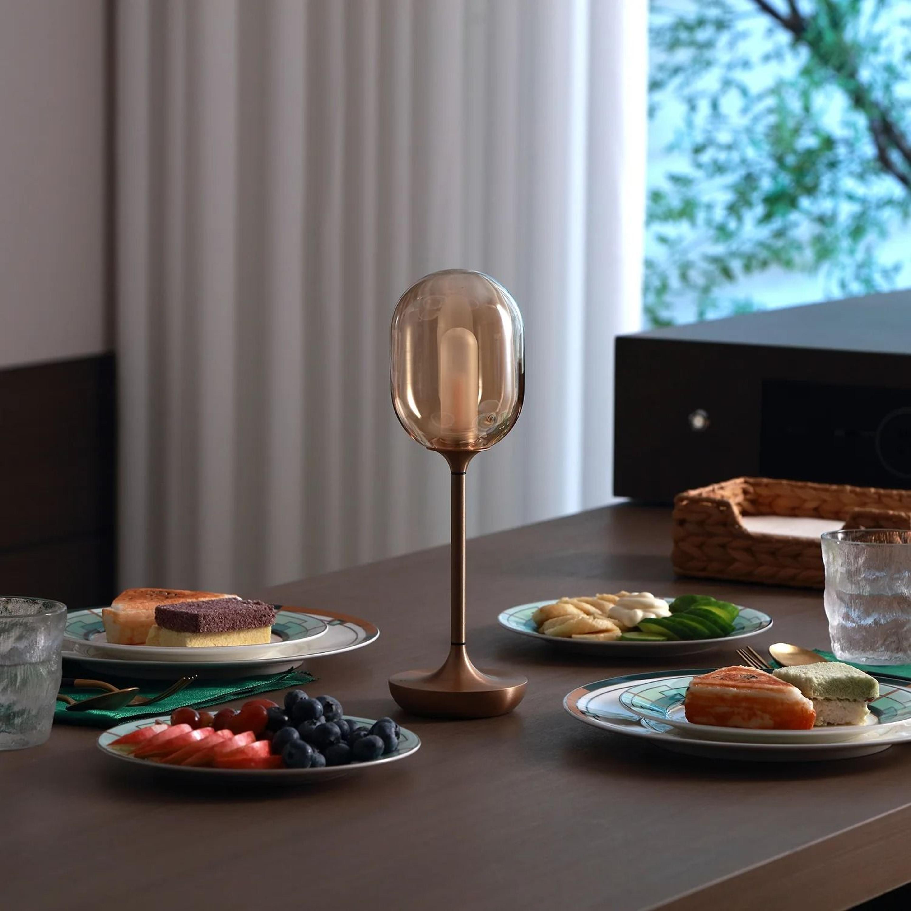 Rechargeable Wireless Touch LED Table Lamp Portable Candle Warm Bedside Night Light For Camping Des 3
