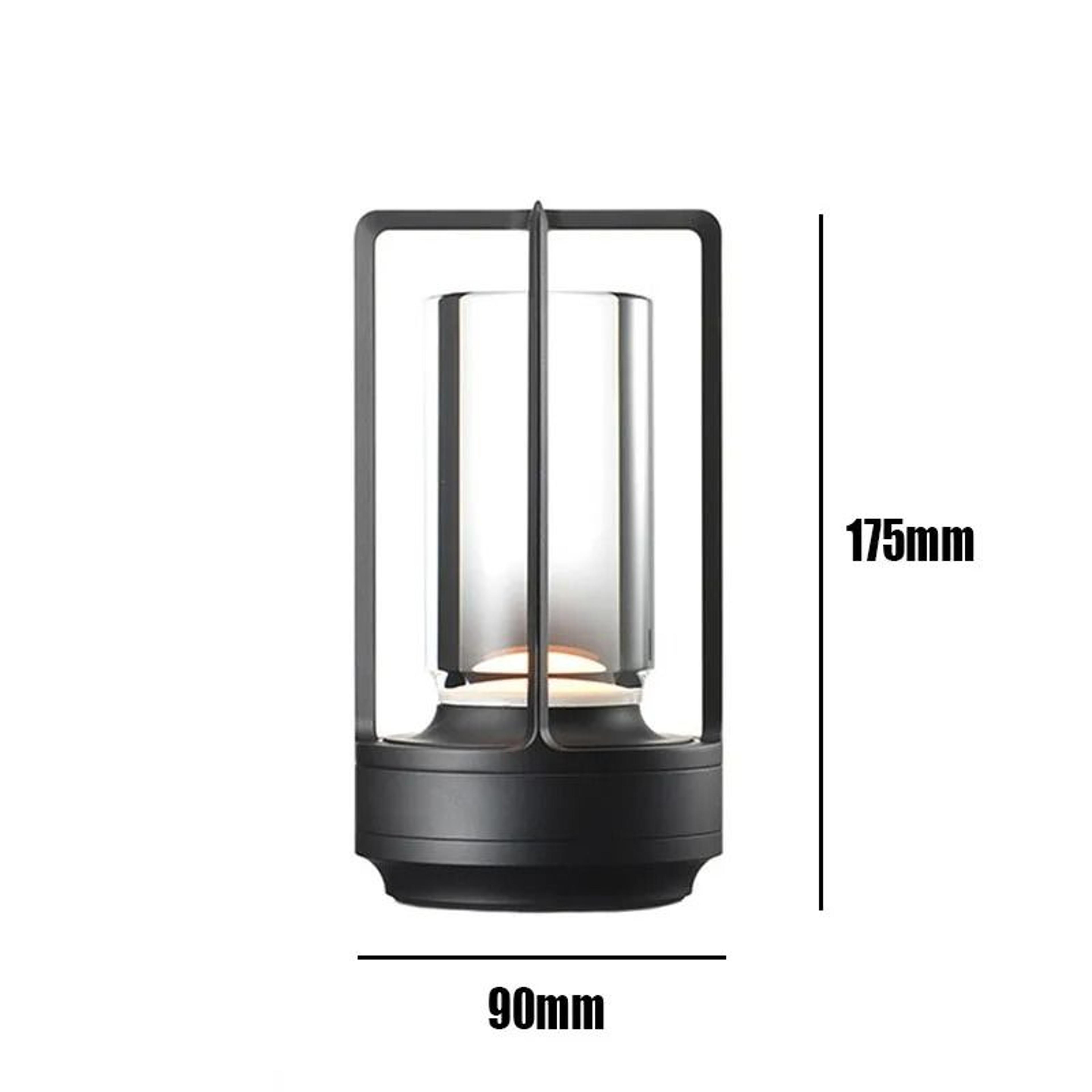 Retro Metal LED Cordless Table Lamp Rechargeable Touch Dimmable Night Light For Bedroom Bar Restaur 5