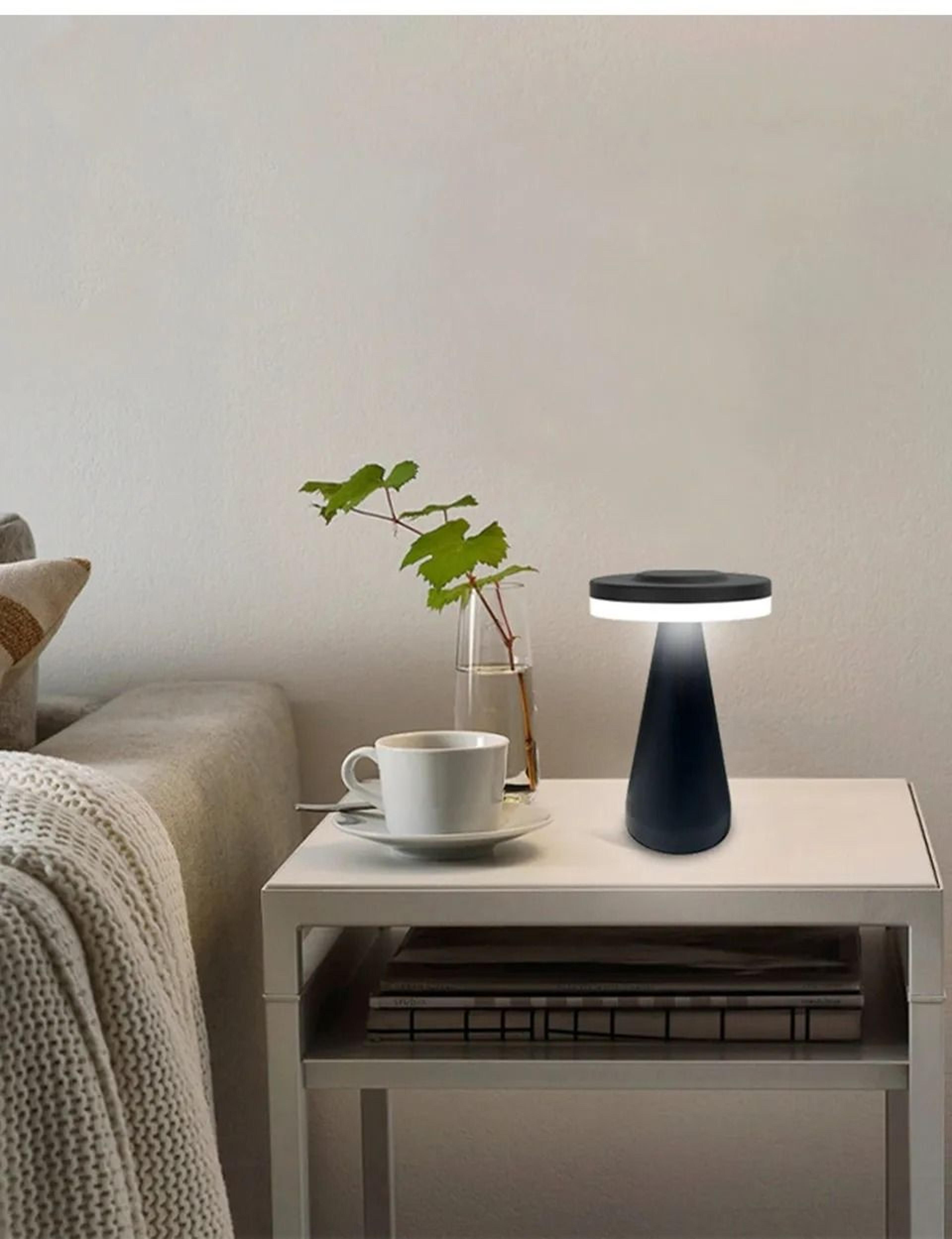 LED Wireless Table Lamp Rechargeable Touch Desk Light Restaurant Bar Desktop Mood Lighting 0