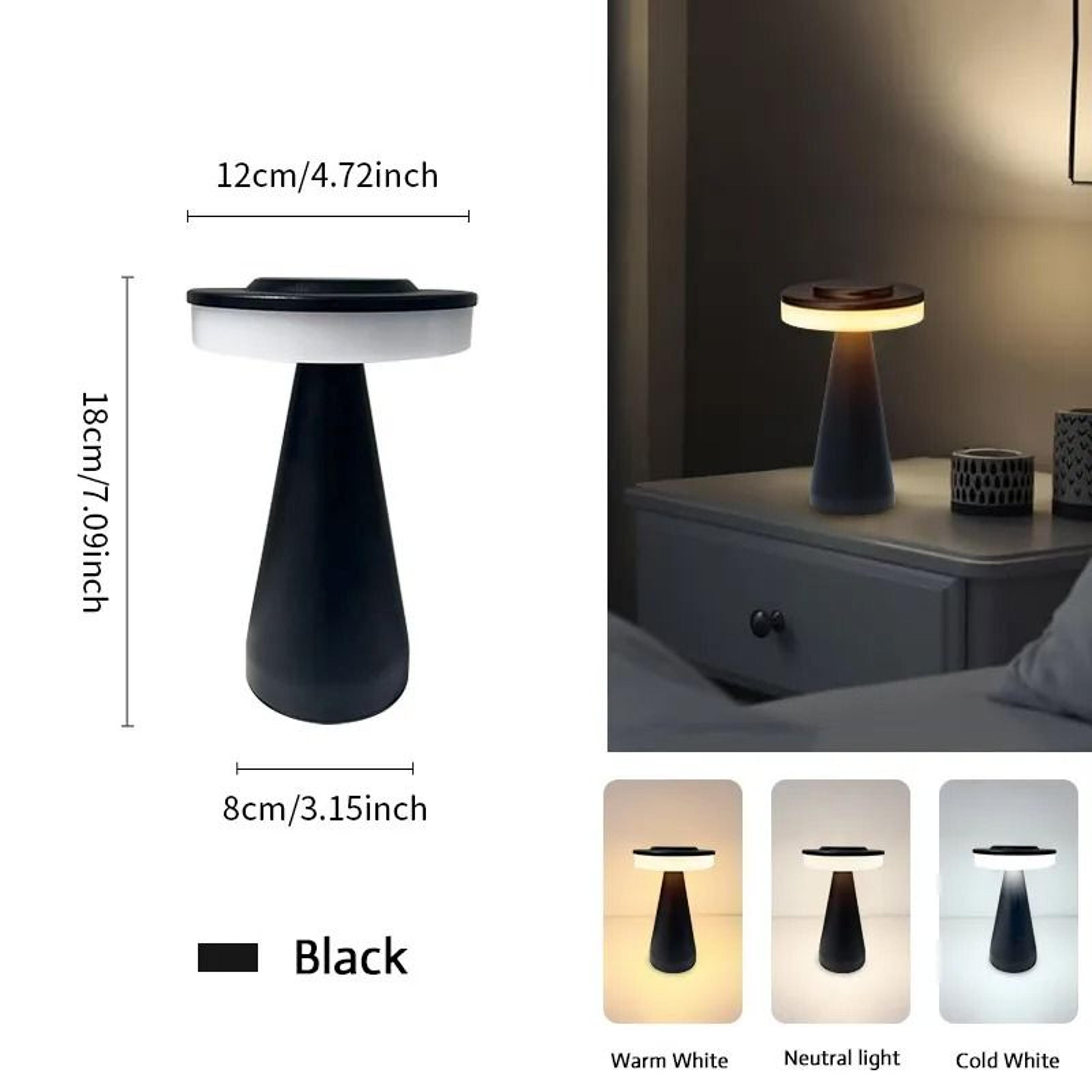 LED Wireless Table Lamp Rechargeable Touch Desk Light Restaurant Bar Desktop Mood Lighting 8