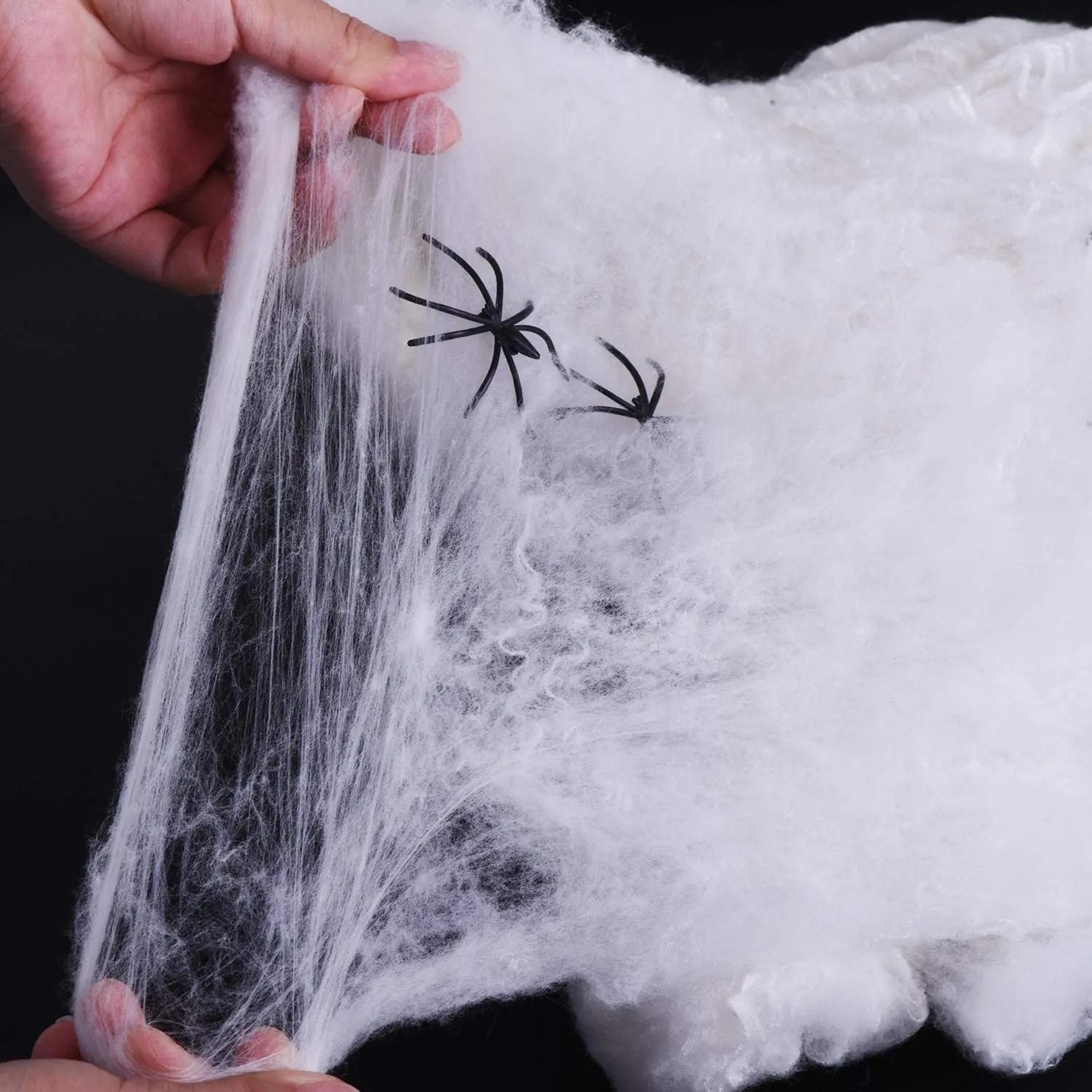 Artificial Stretchy Spider Web Halloween Party Decor Cobweb Prop 1