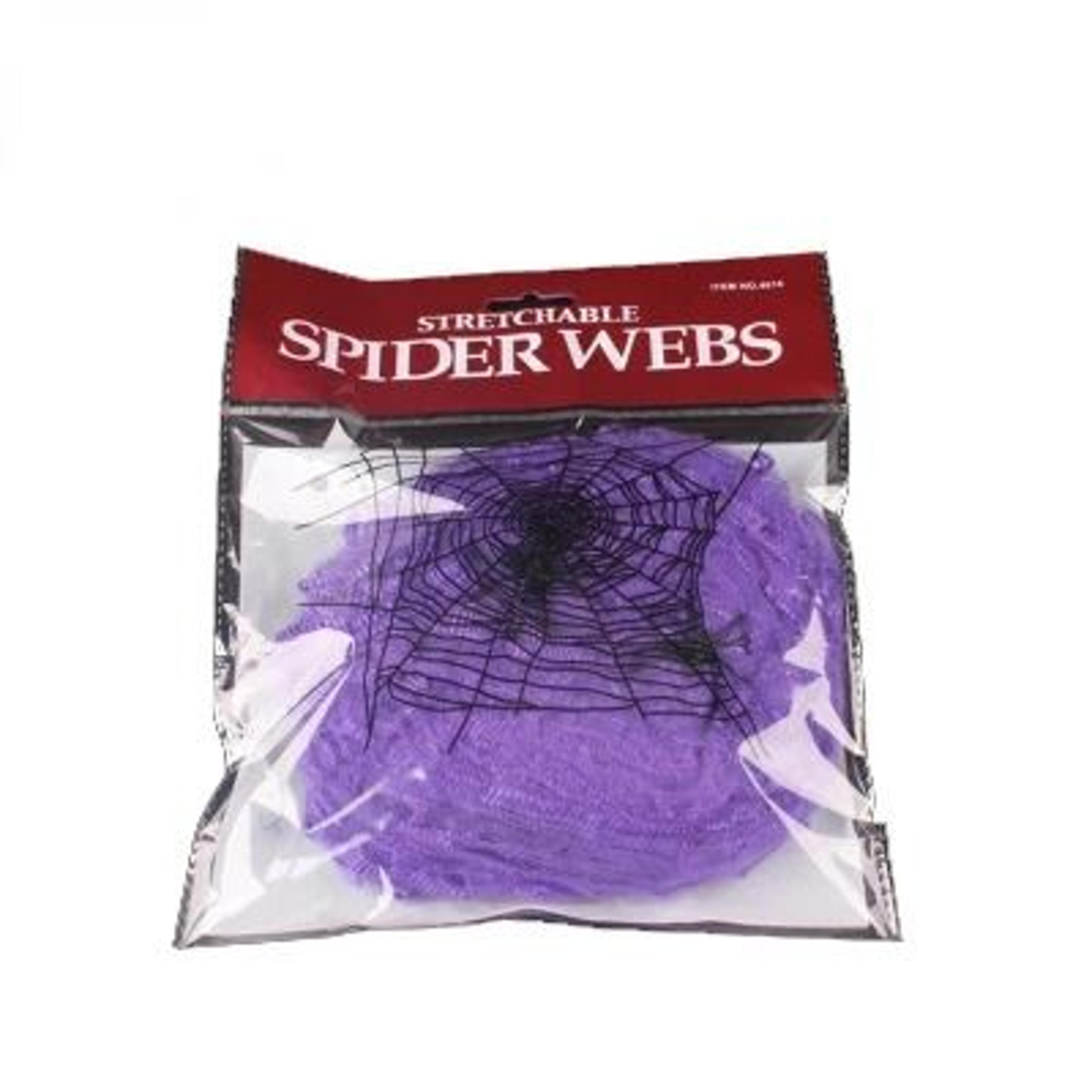 Artificial Stretchy Spider Web Halloween Party Decor Cobweb Prop 10