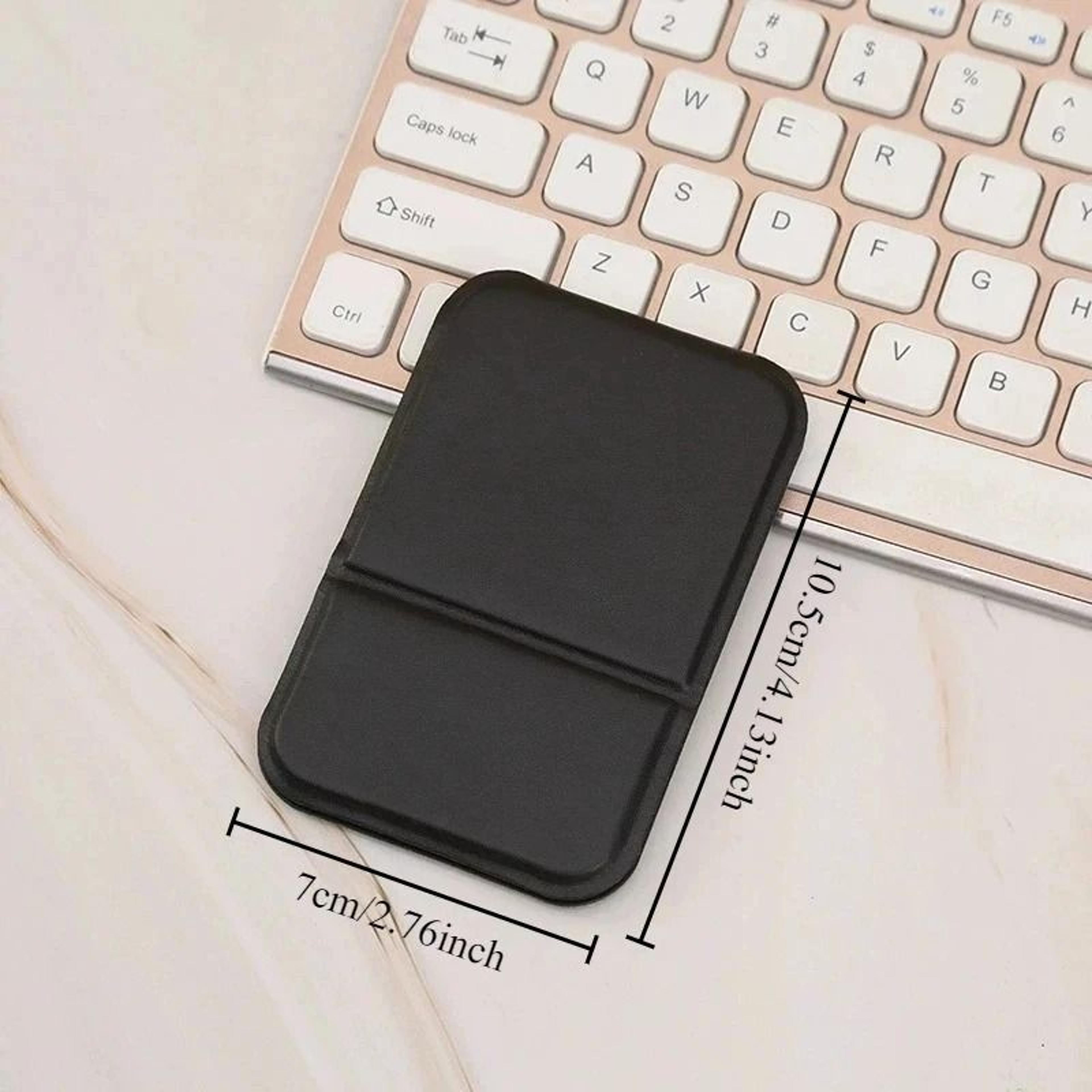 Solid Color Foldable PU Leather Makeup Mirror  Portable Handheld Compact Cosmetic Mirror 4