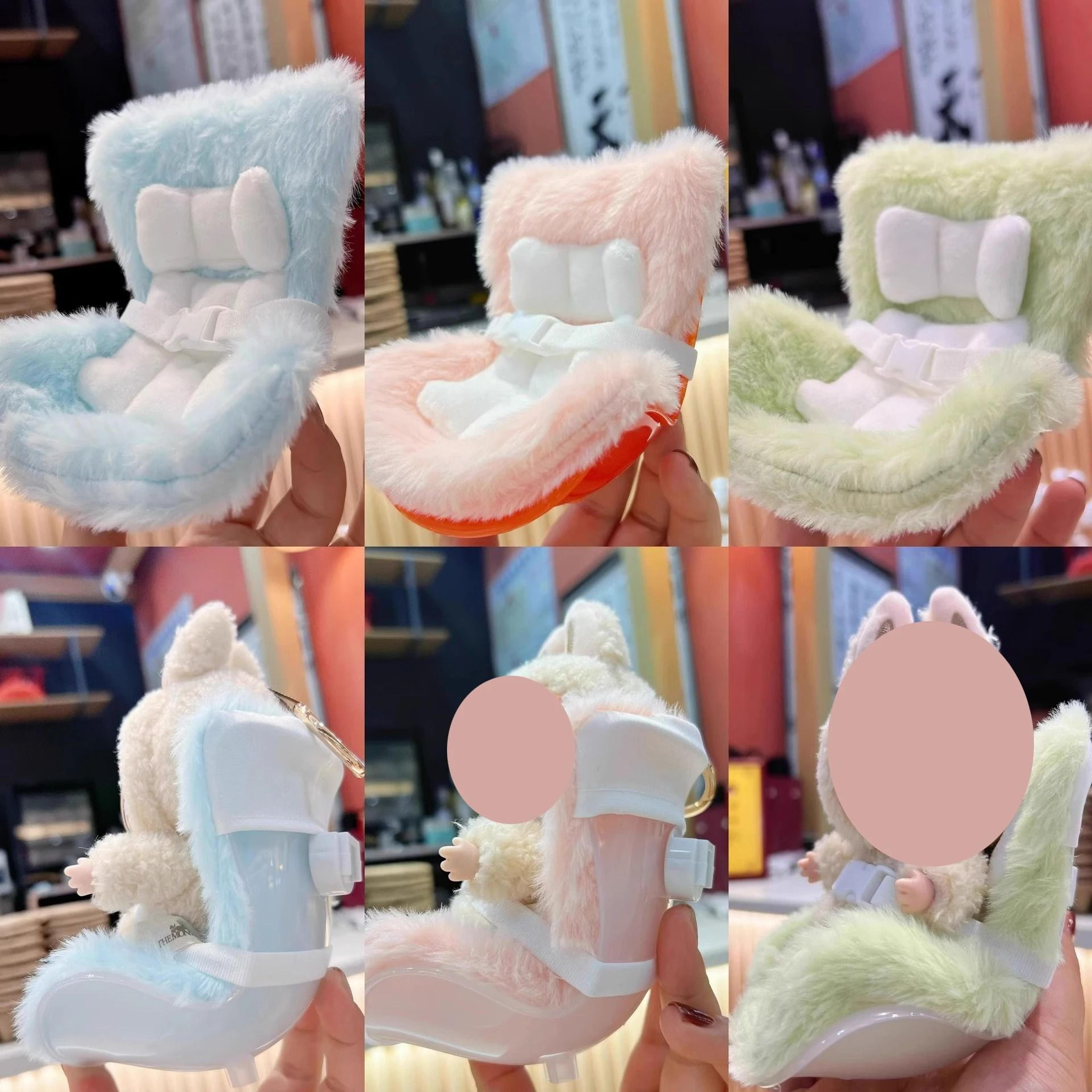 miniature car safety seat decor model for 17cm plush dolls auto ac air vent interior styling