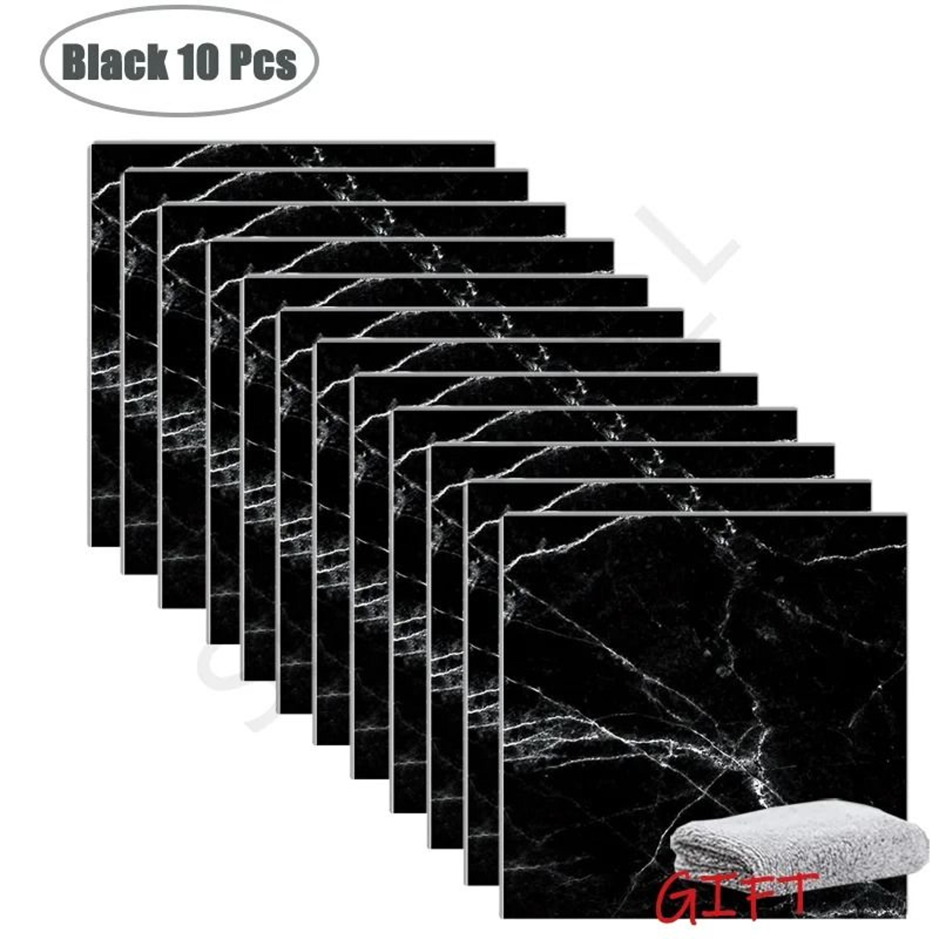 PVC Marble Tile Wall  Floor Stickers SelfAdhesive Waterproof Backsplash Decals For Kitchen Bathroom 7