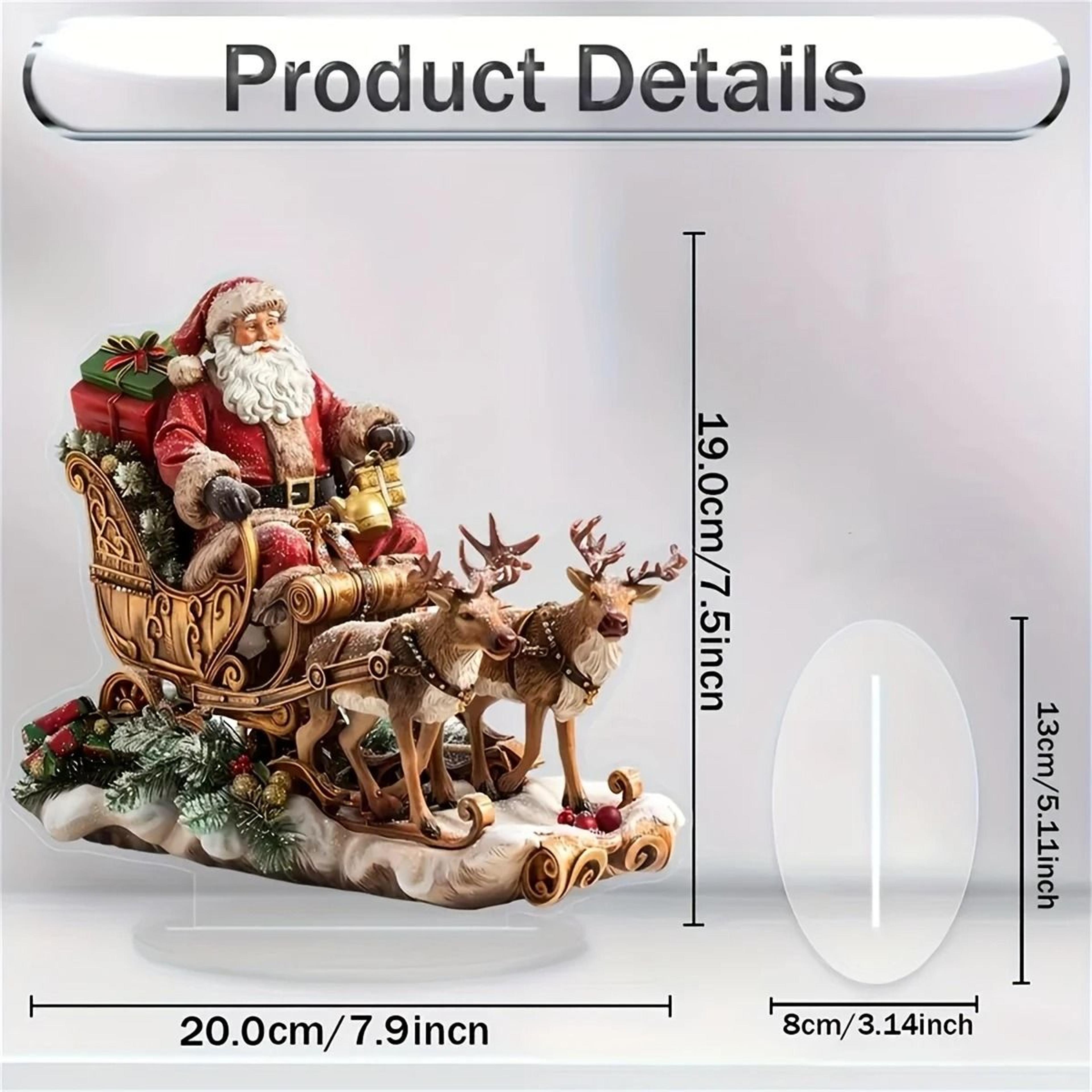 Bohemian 2D Christmas Gift Tabletop Ornament MultiFunctional Festival Desktop Decor For Bedroom 15