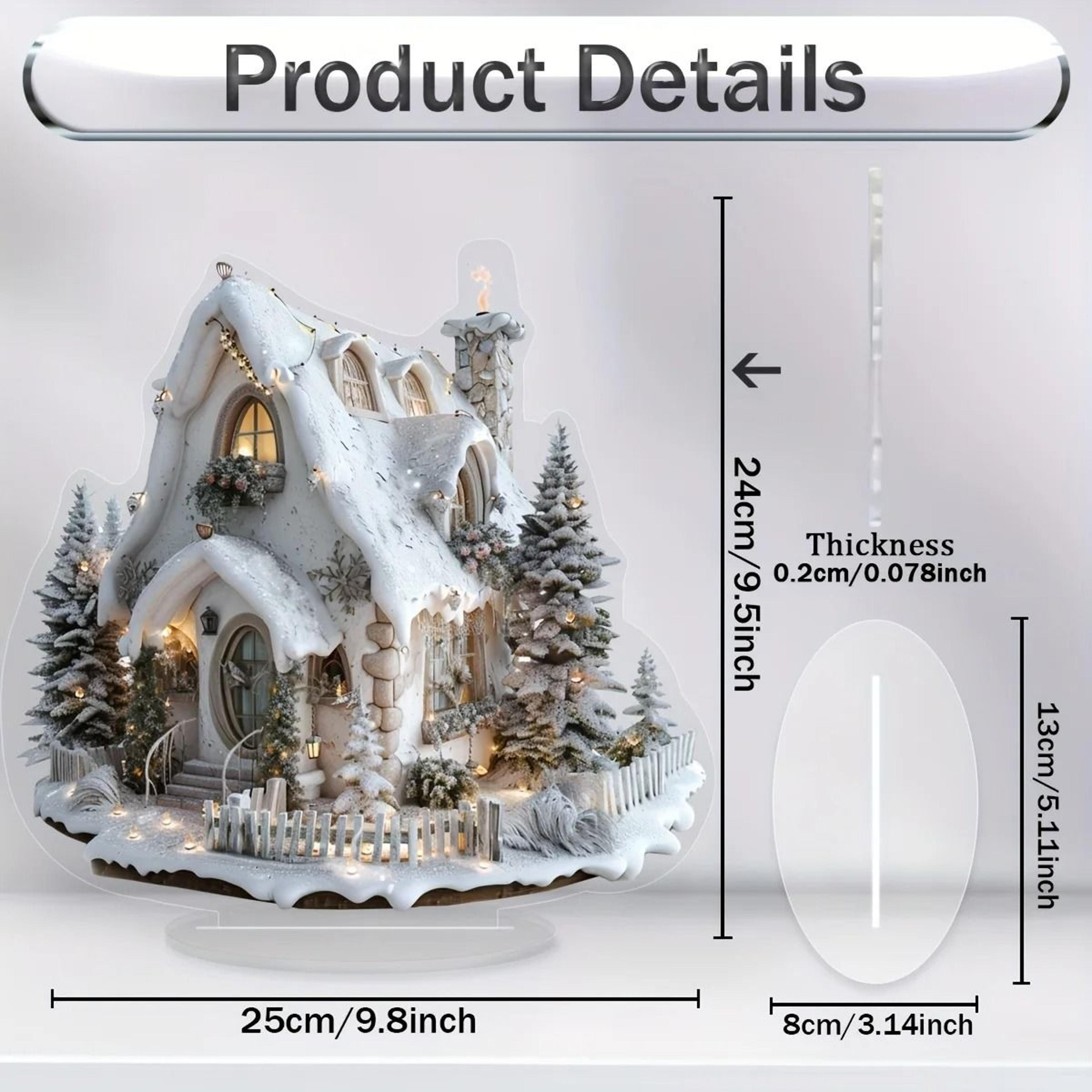 Bohemian 2D Christmas Gift Tabletop Ornament MultiFunctional Festival Desktop Decor For Bedroom 8