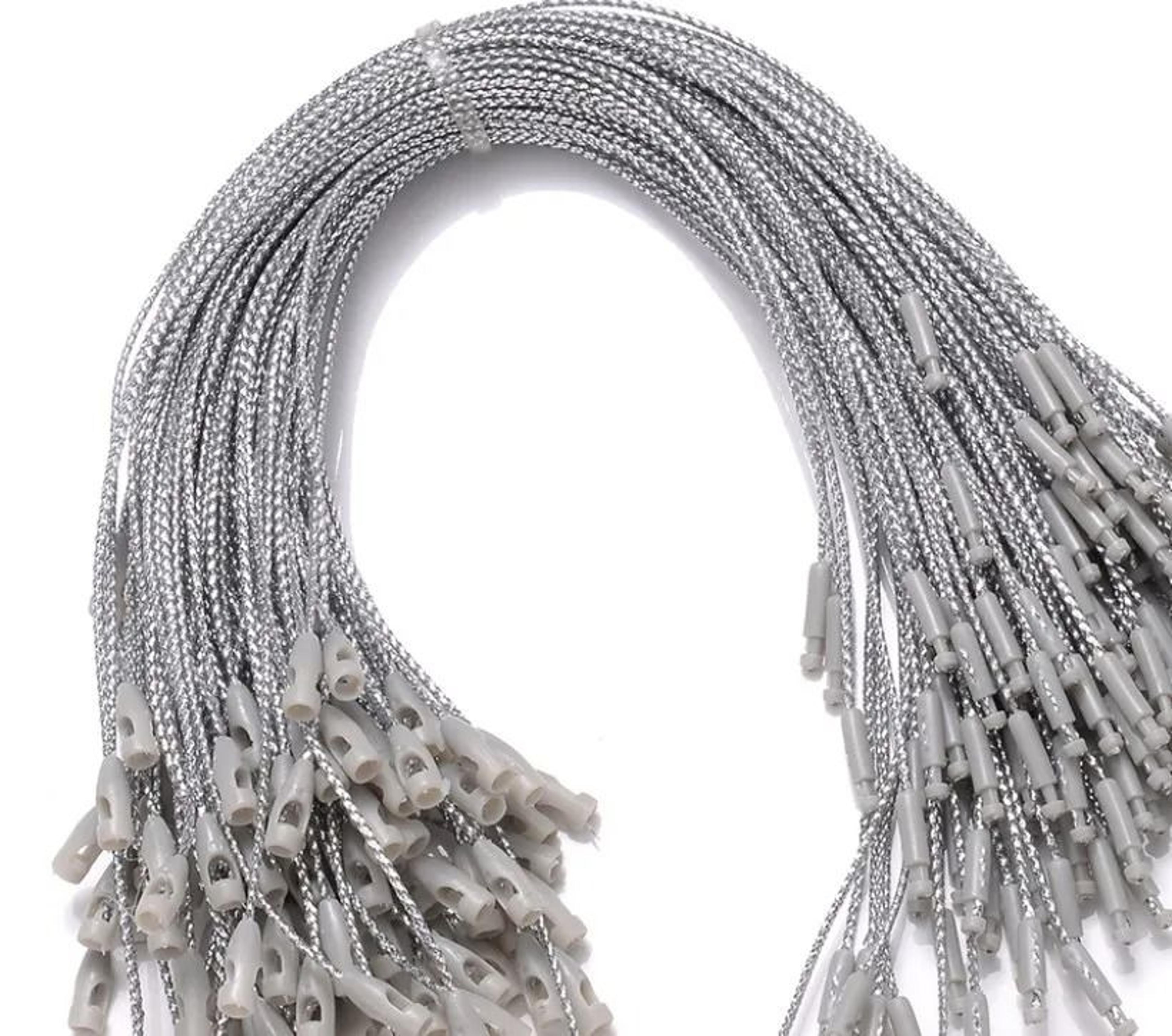 100Piece Polyester Hanging String Fasteners PreCut Loops For Christmas Tree Ornaments Tags 6