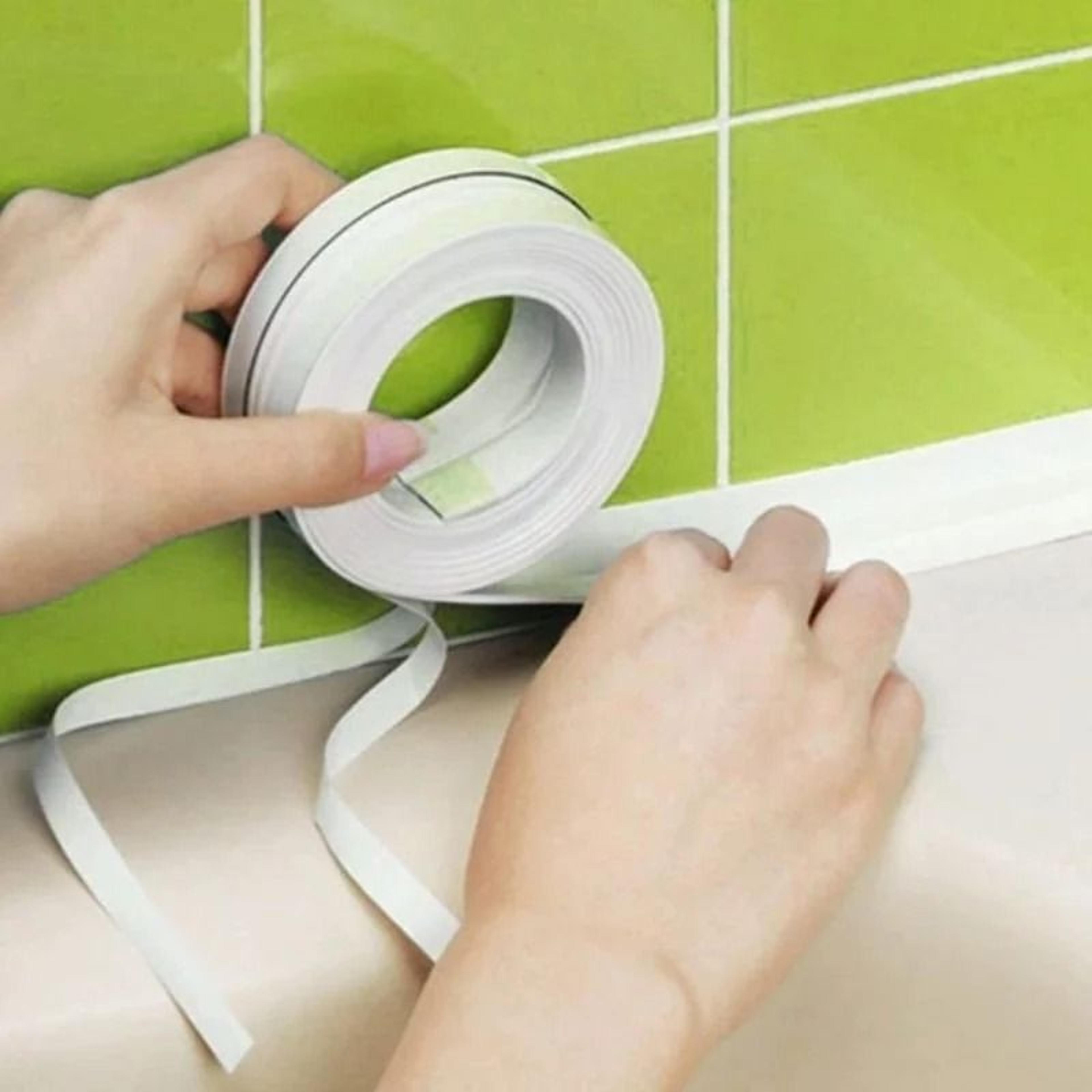 waterproof pvc caulk strip tape for kitchen sink & bathroom sealing
