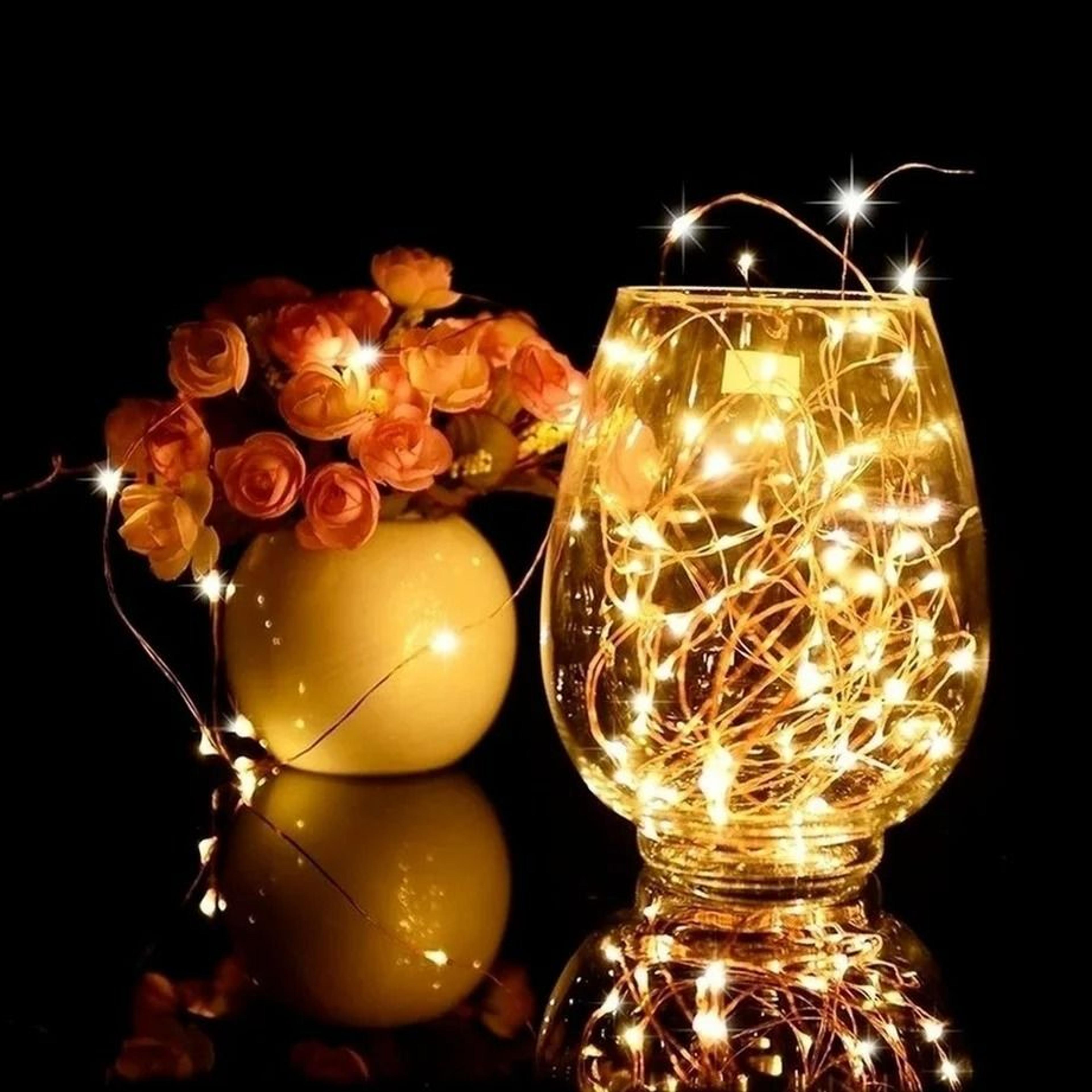 10Pcs Flexible Copper Wire LED String Fairy Lights For Christmas  Weddings 3