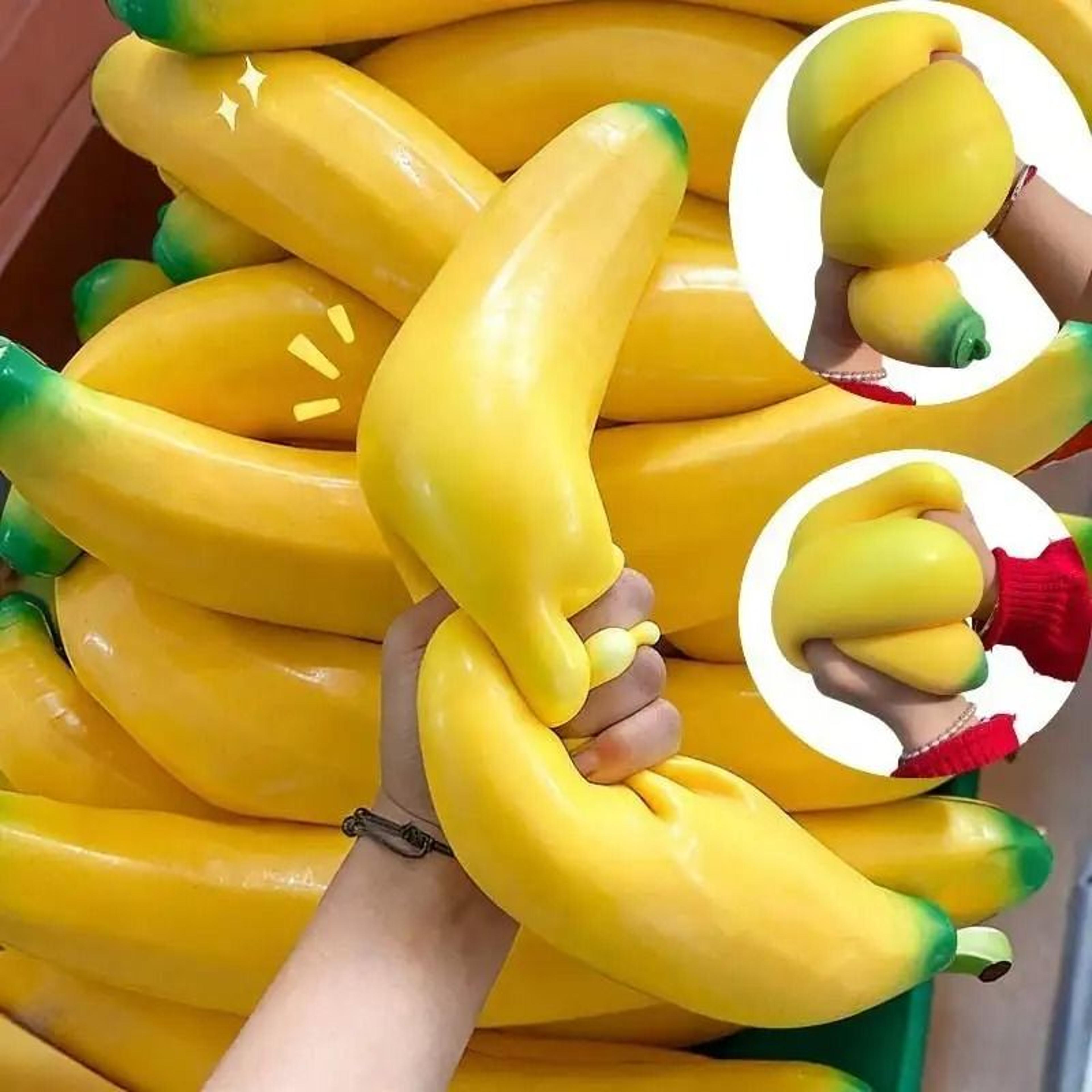 giant banana squishy toy slow rebound soft squeeze stress relief simulation fruit