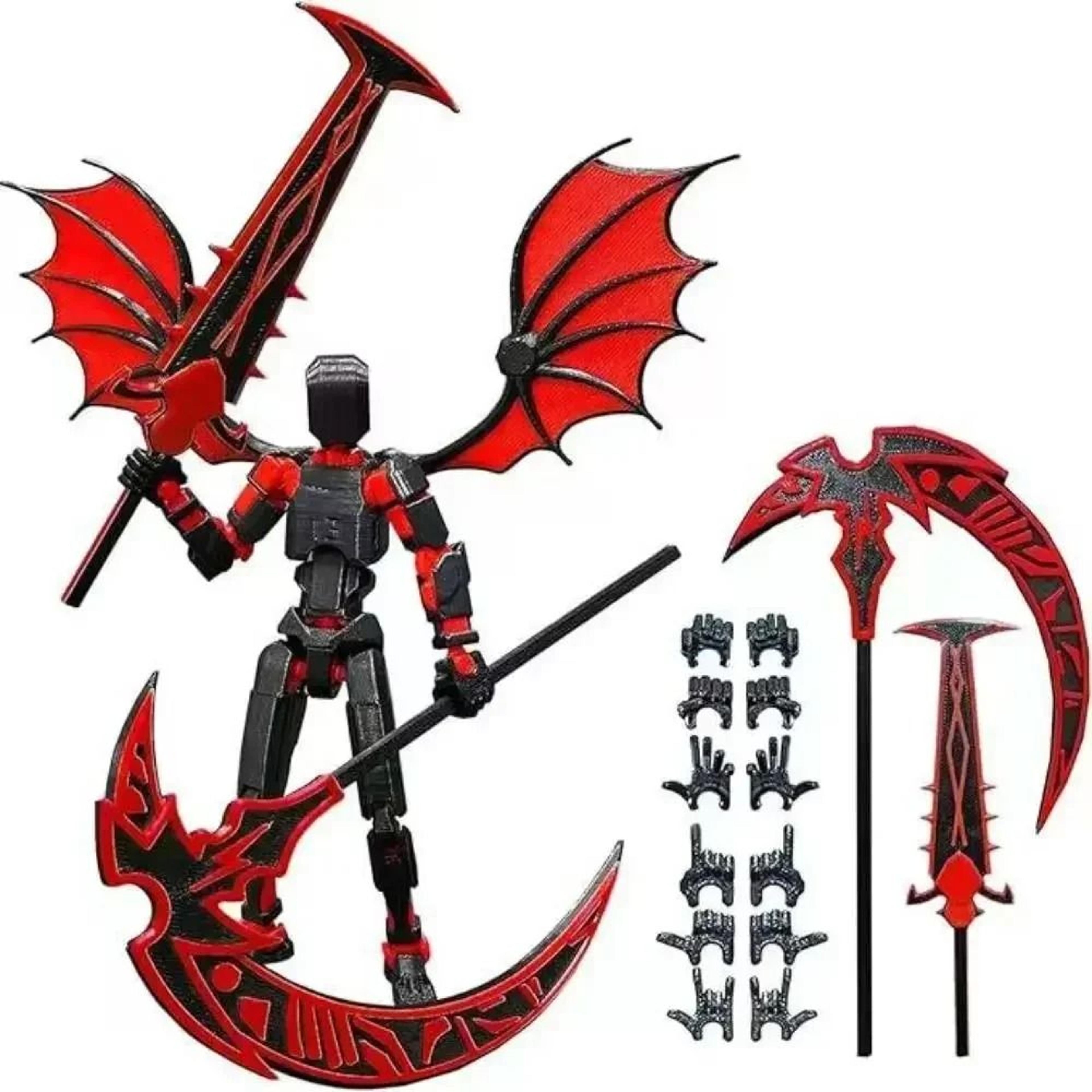 3D Printed Reaper Robot Model Articulated MultiJointed Action Figure Desktop Decor 6