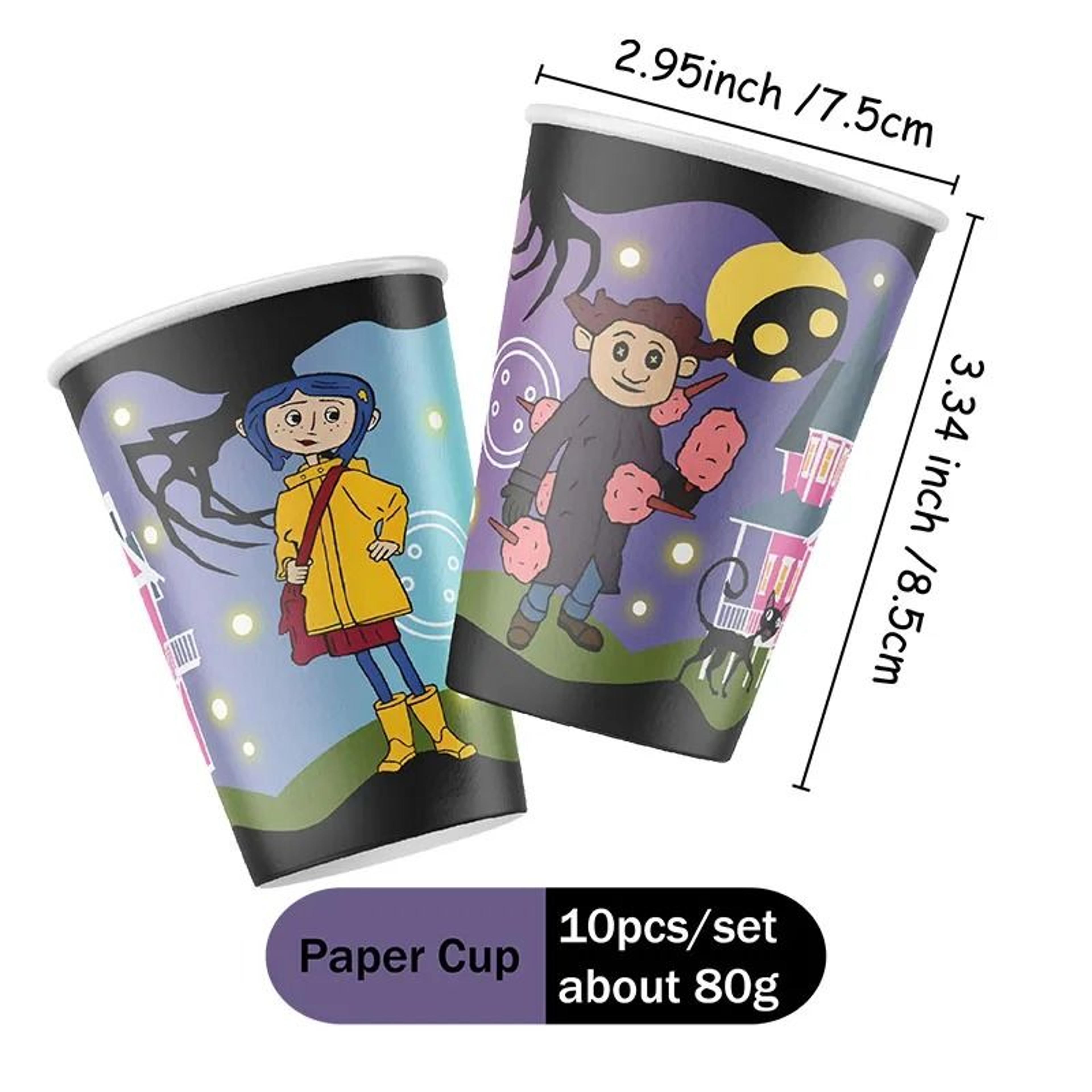 Cartoon Coraline Girl Theme DIY Birthday Party Decoration Set  Cake Supplies 4