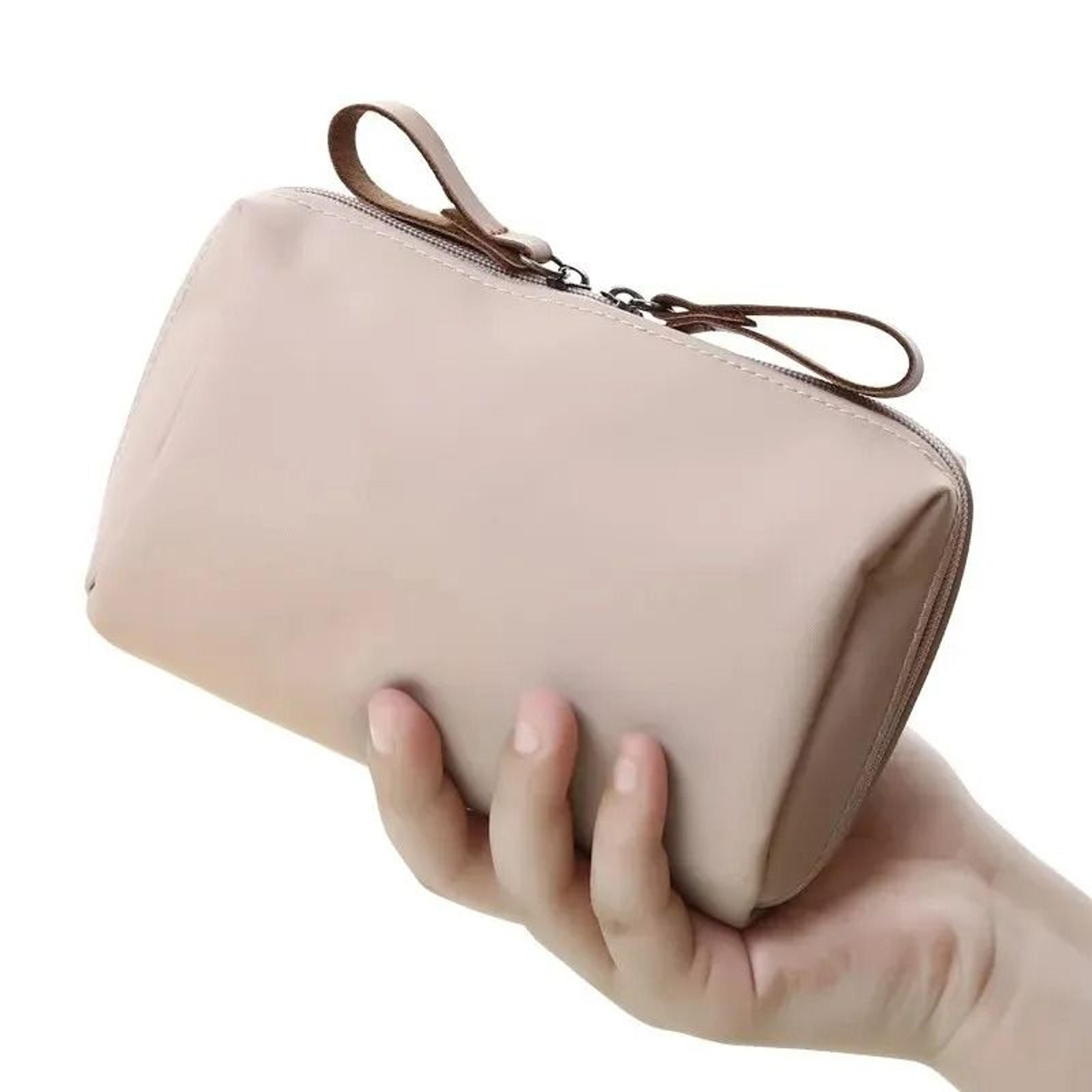 Womens Waterproof Korean Style Solid Color Cosmetic  Toiletry Bag Organizer 11